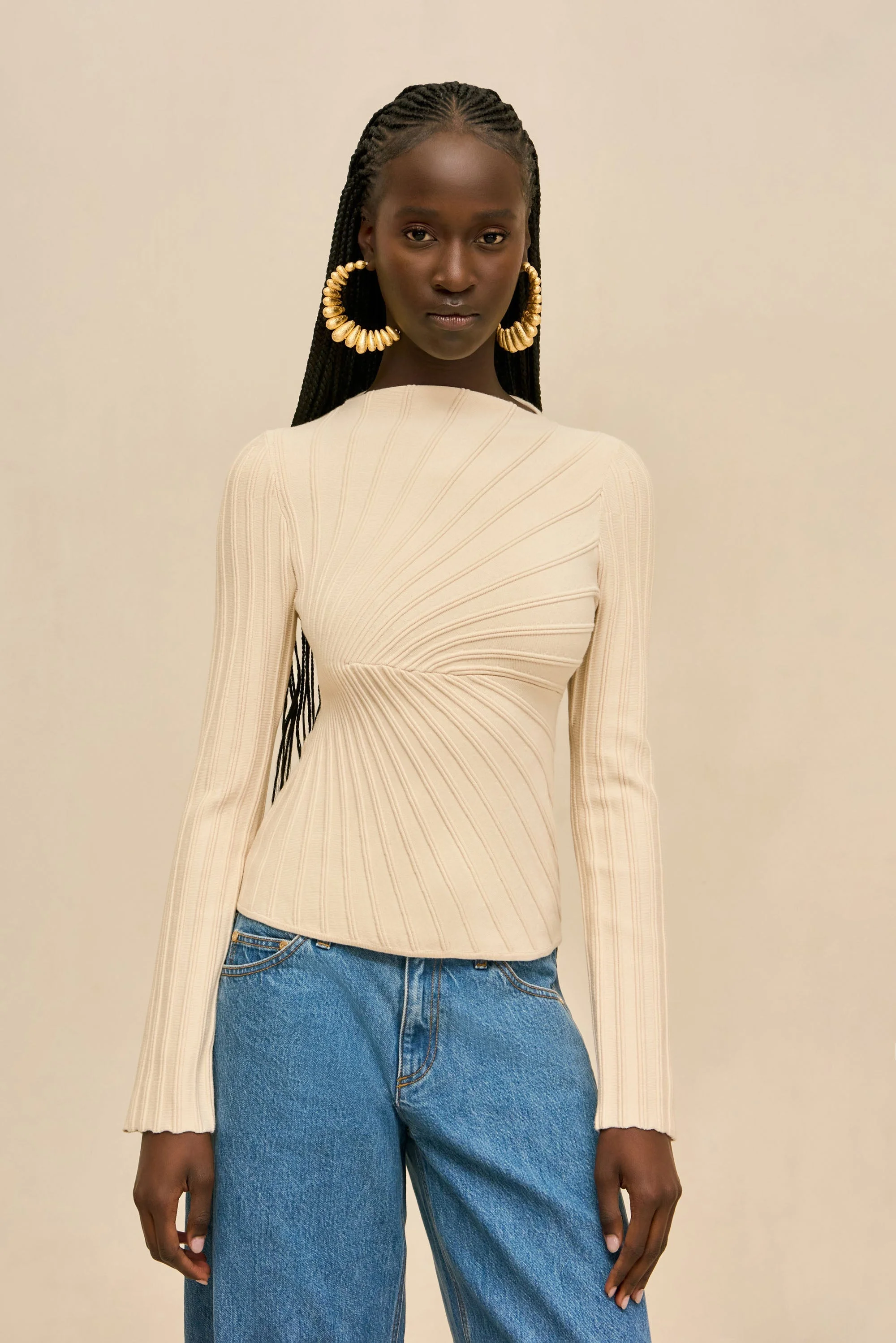 PAULETTE KNIT TOP - 1