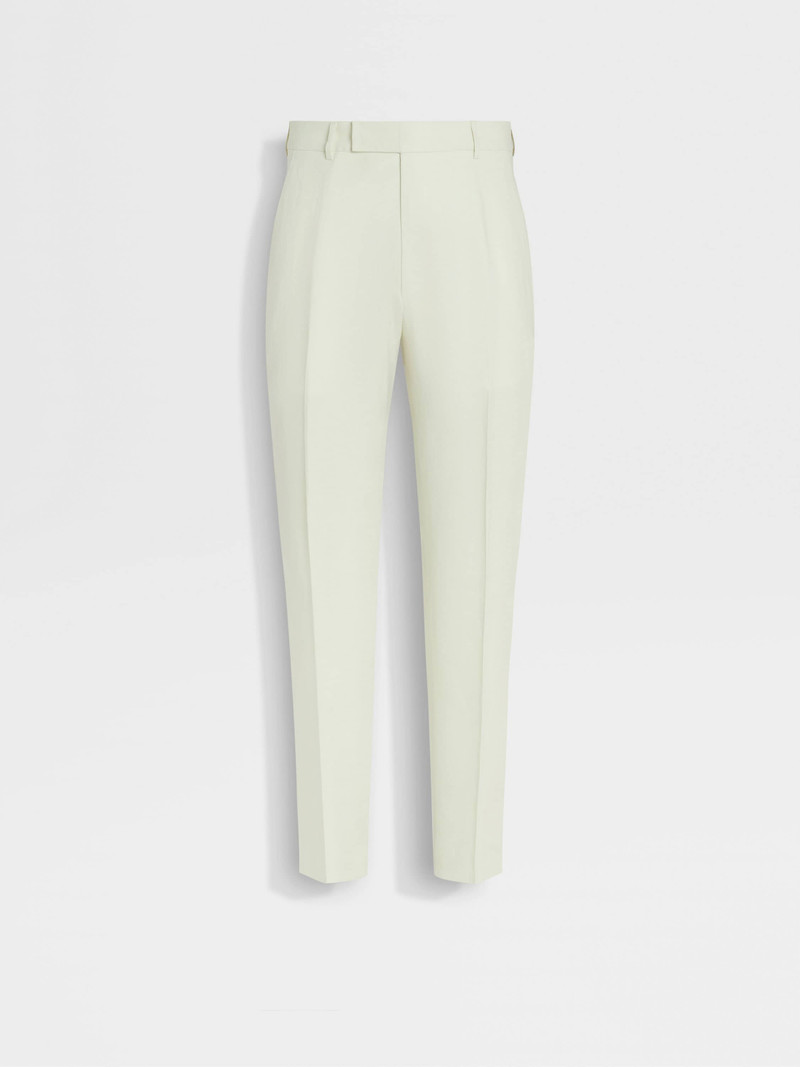 LIGHT YELLOW OASI LINO PANTS 1