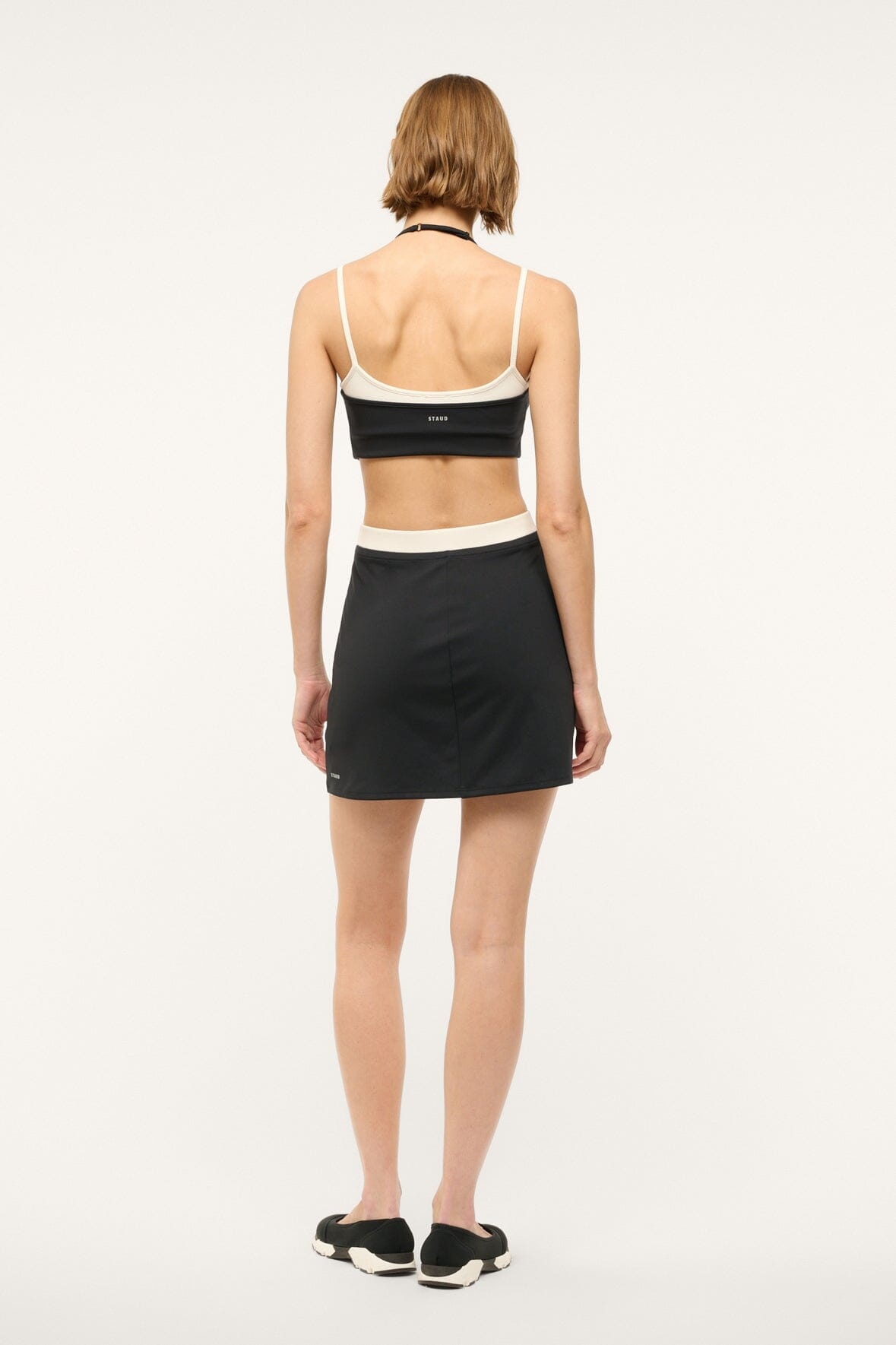 STAUD CATCH SKIRT BLACK - 4