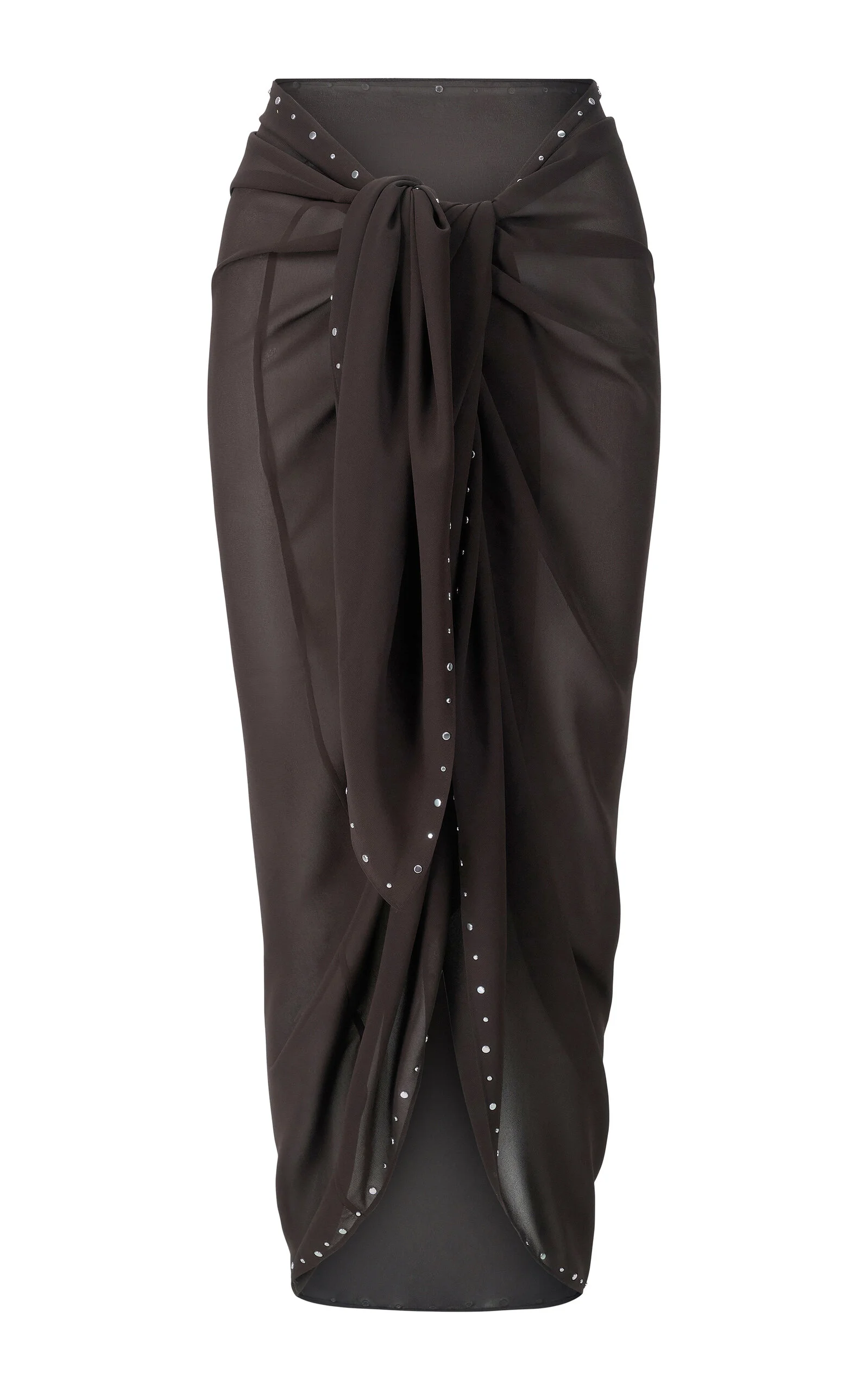 Inlet Embellished Sarong brown - 1