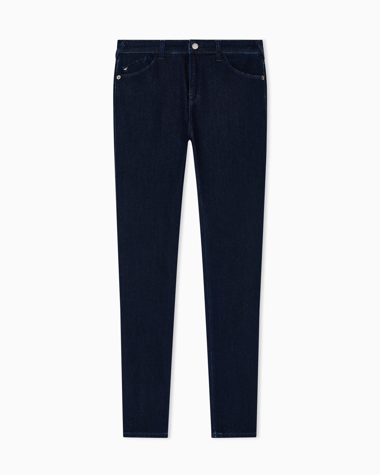 J28 High-waisted super-skinny leg jeans in a viscose-blend denim - 1