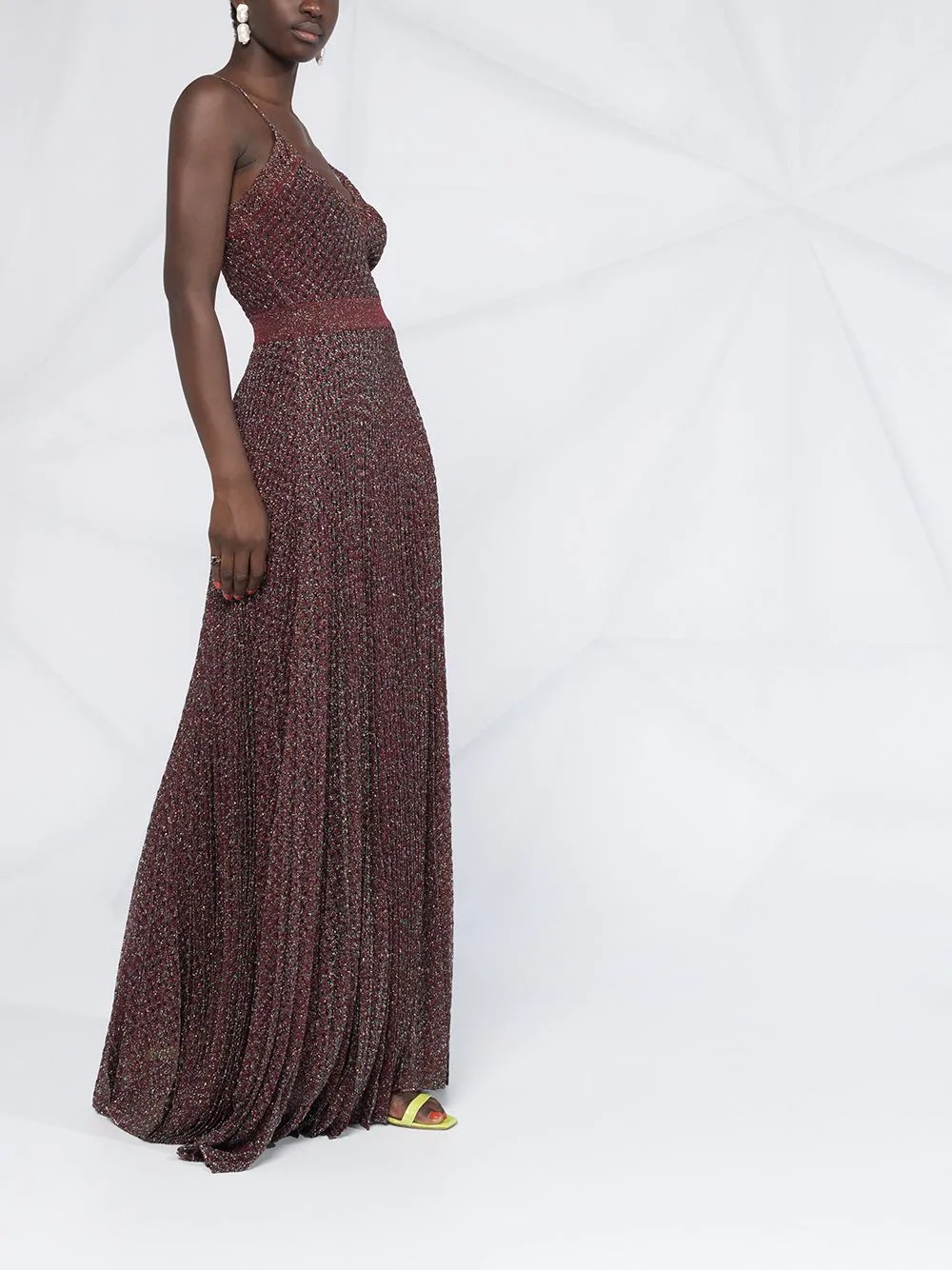 embroidered maxi dress - 4