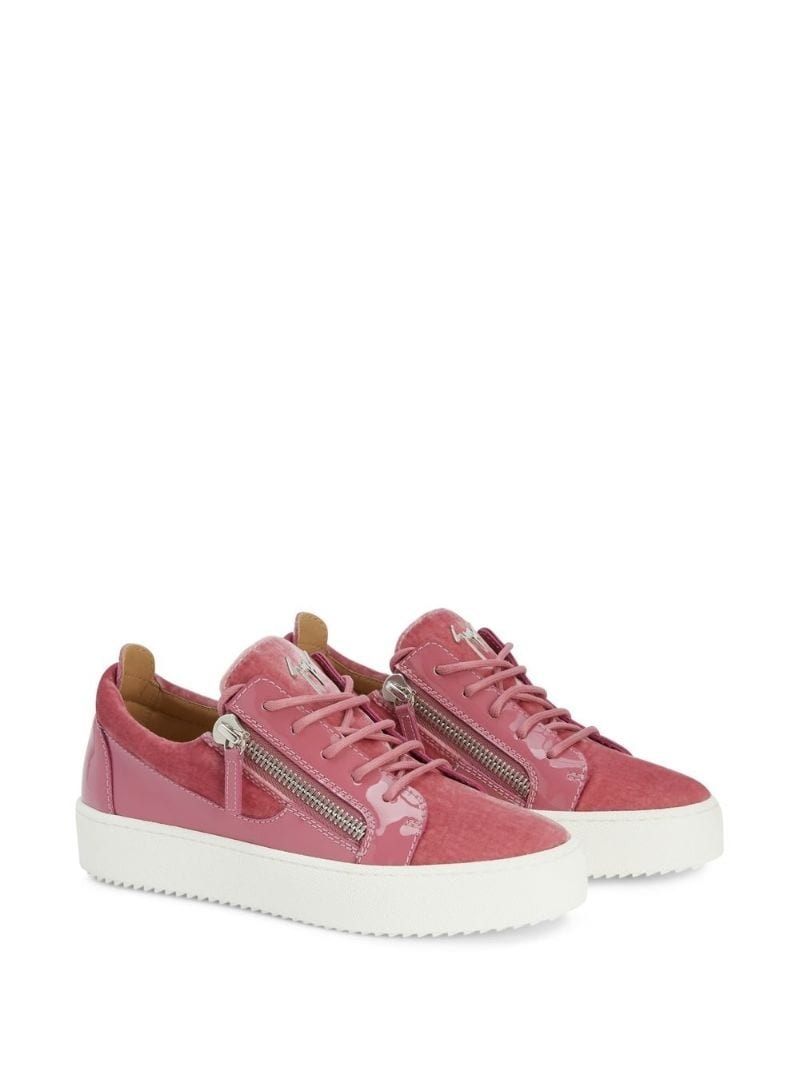 Gail velvet low-top sneakers - 2