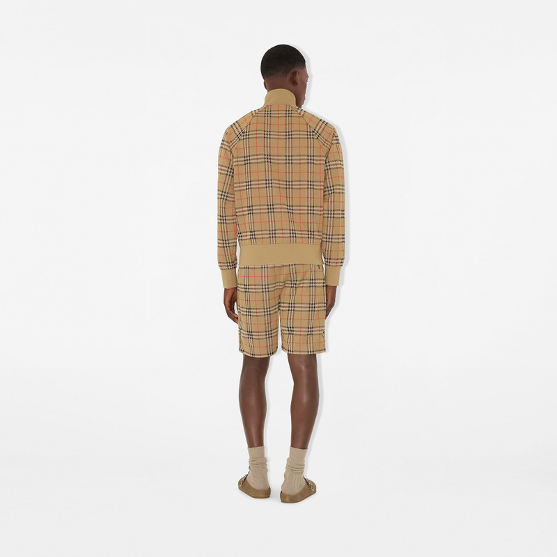Check Jersey Shorts 4