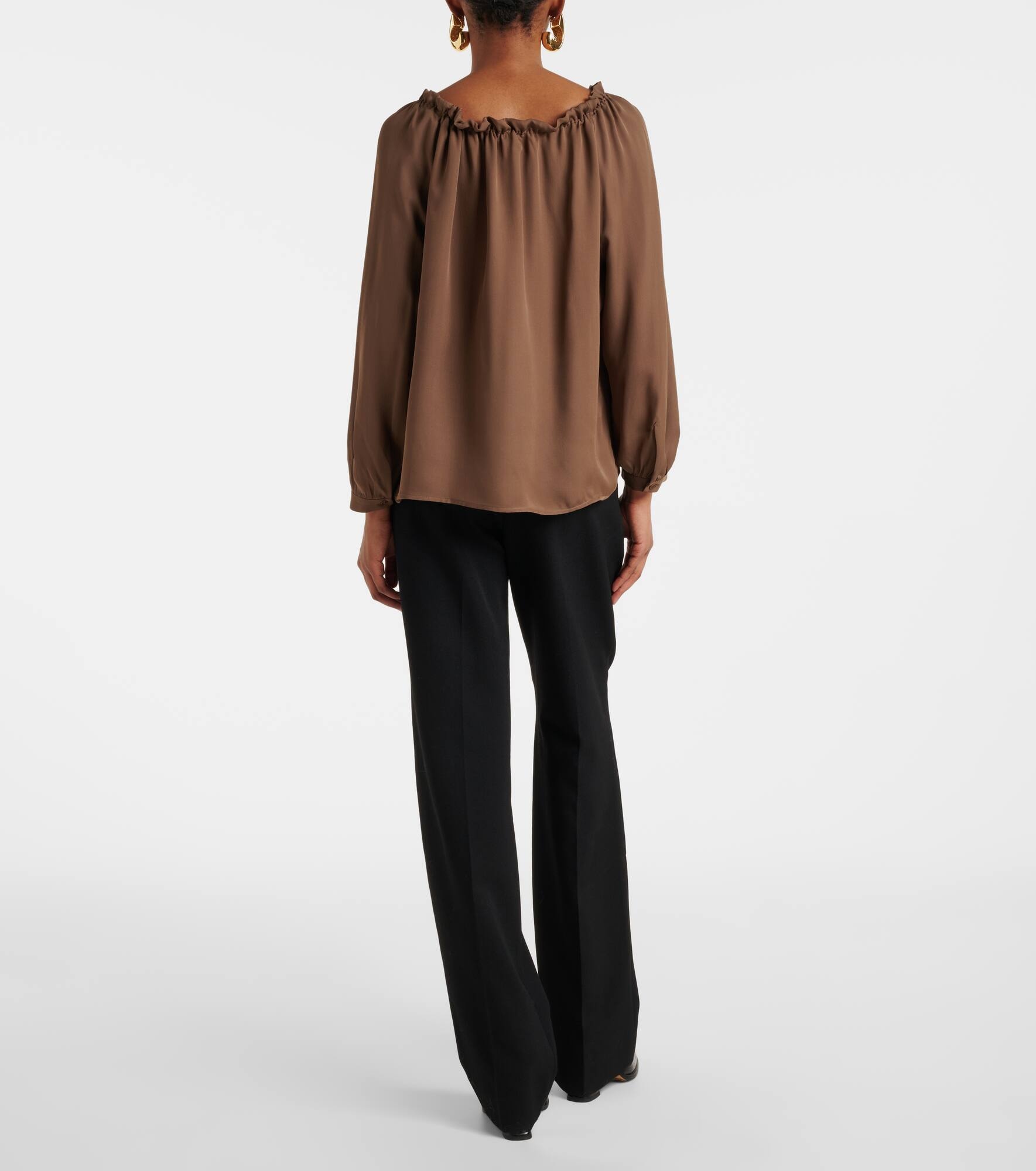 Carley silk georgette top - 3