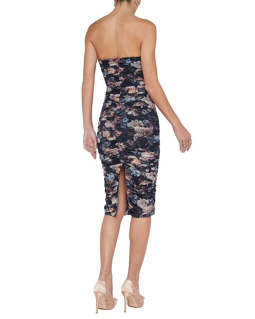 L'AGENCE Caprice Strapless Midi Dress - 2