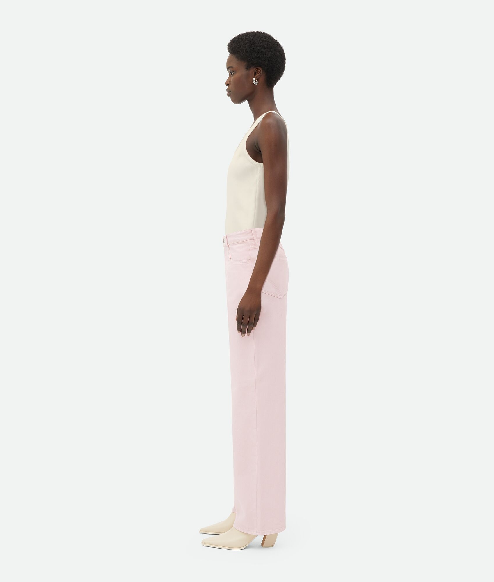 Pink Wash Wide Leg Denim - 2