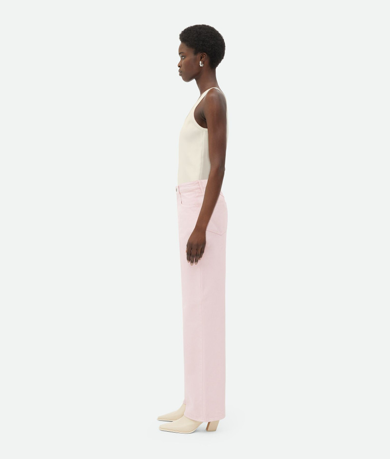 Bottega Veneta Pink Wash Wide Leg Denim outlook
