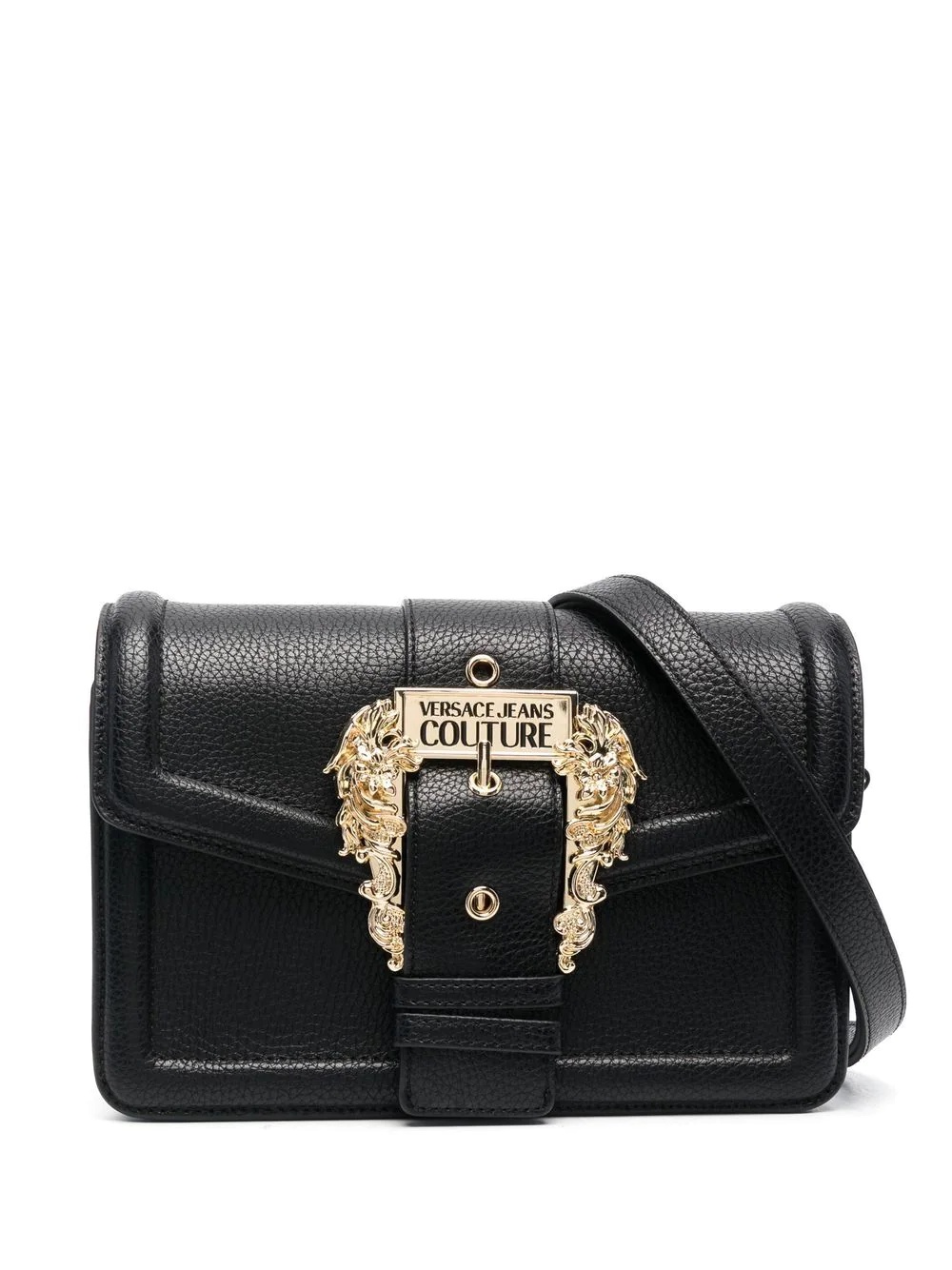 logo-buckle shoulder bag - 1