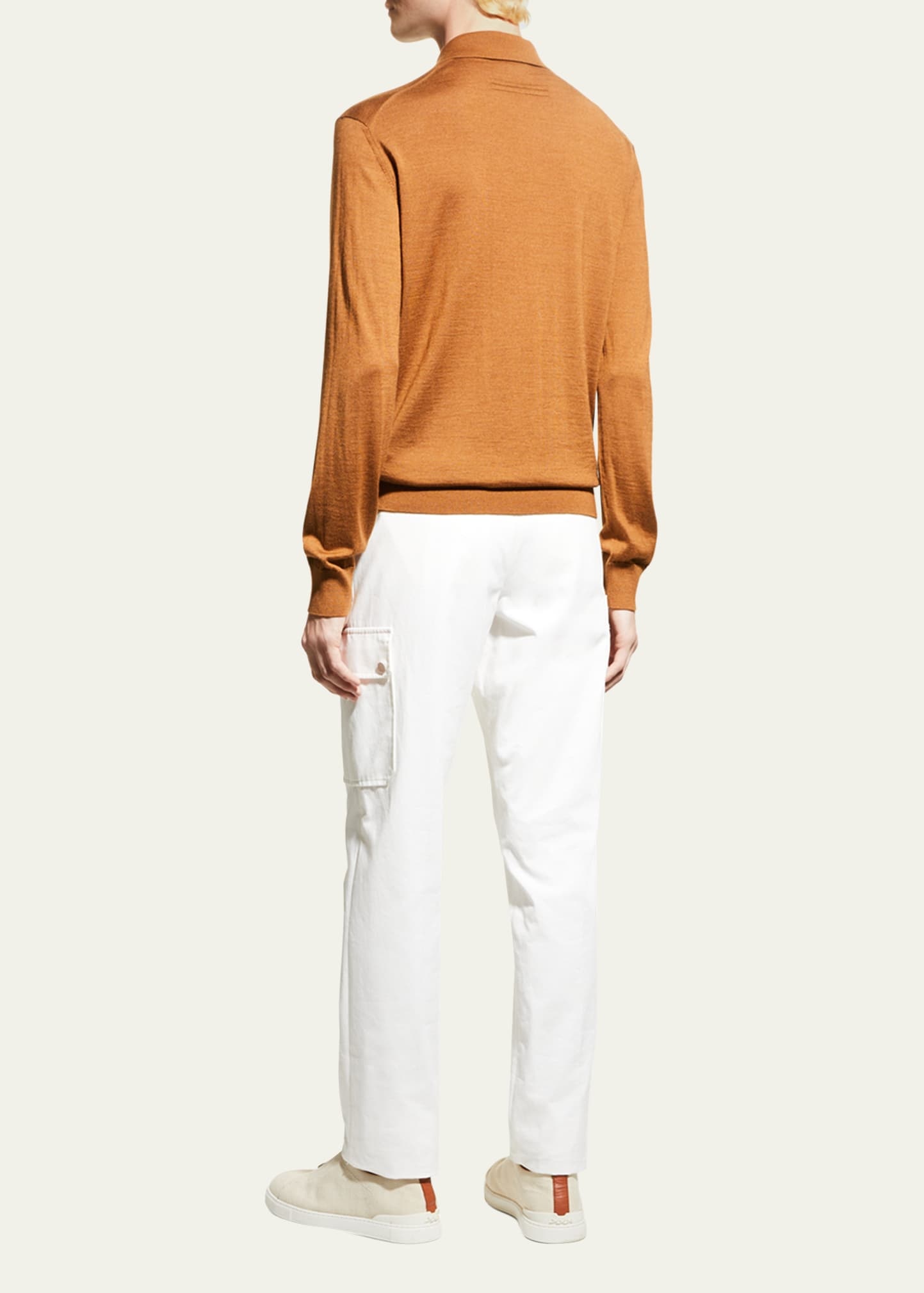 Men's Cashmere-Silk Polo Shirt - 3