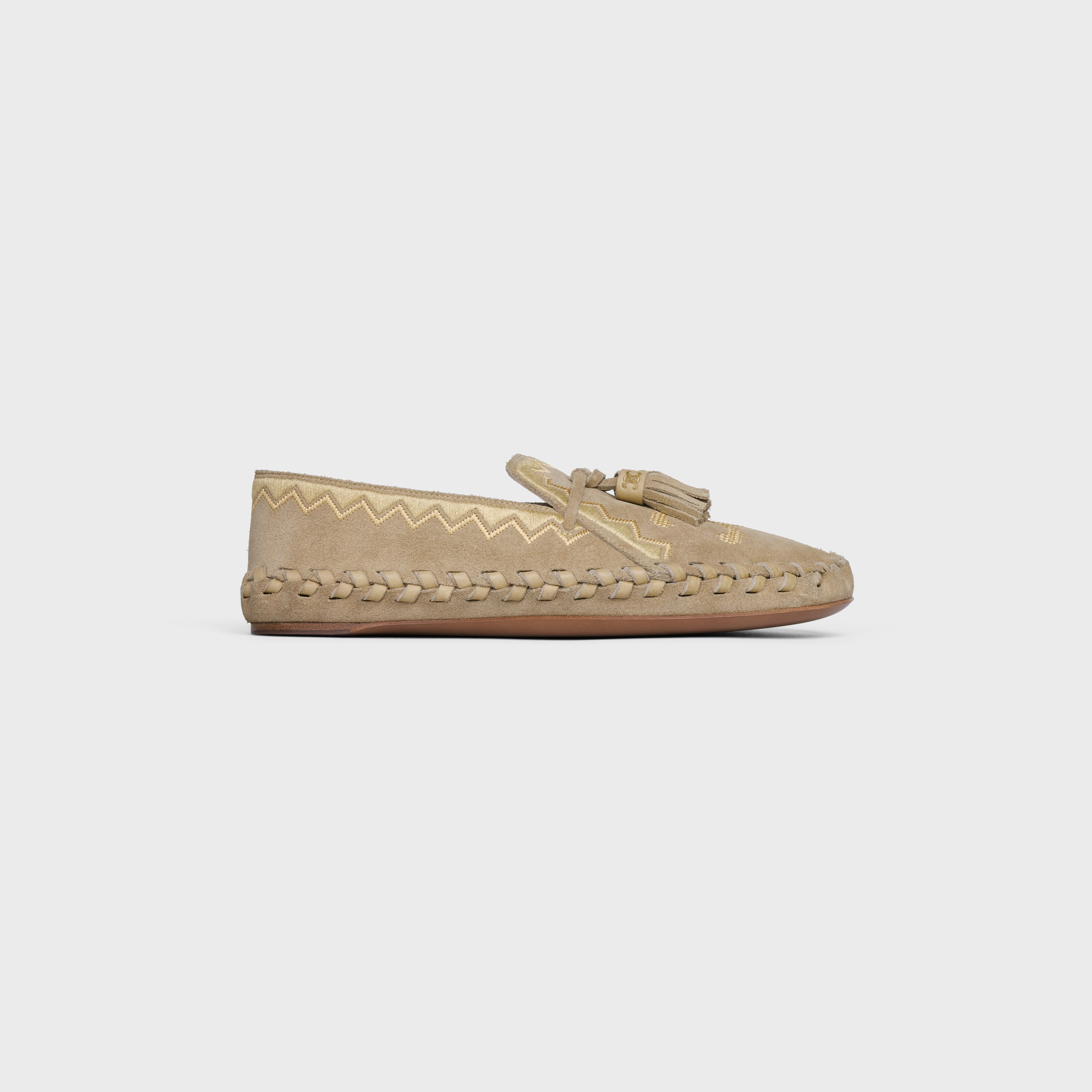 Celine Marlou Flat Slip-on in Suede calfskin - 1