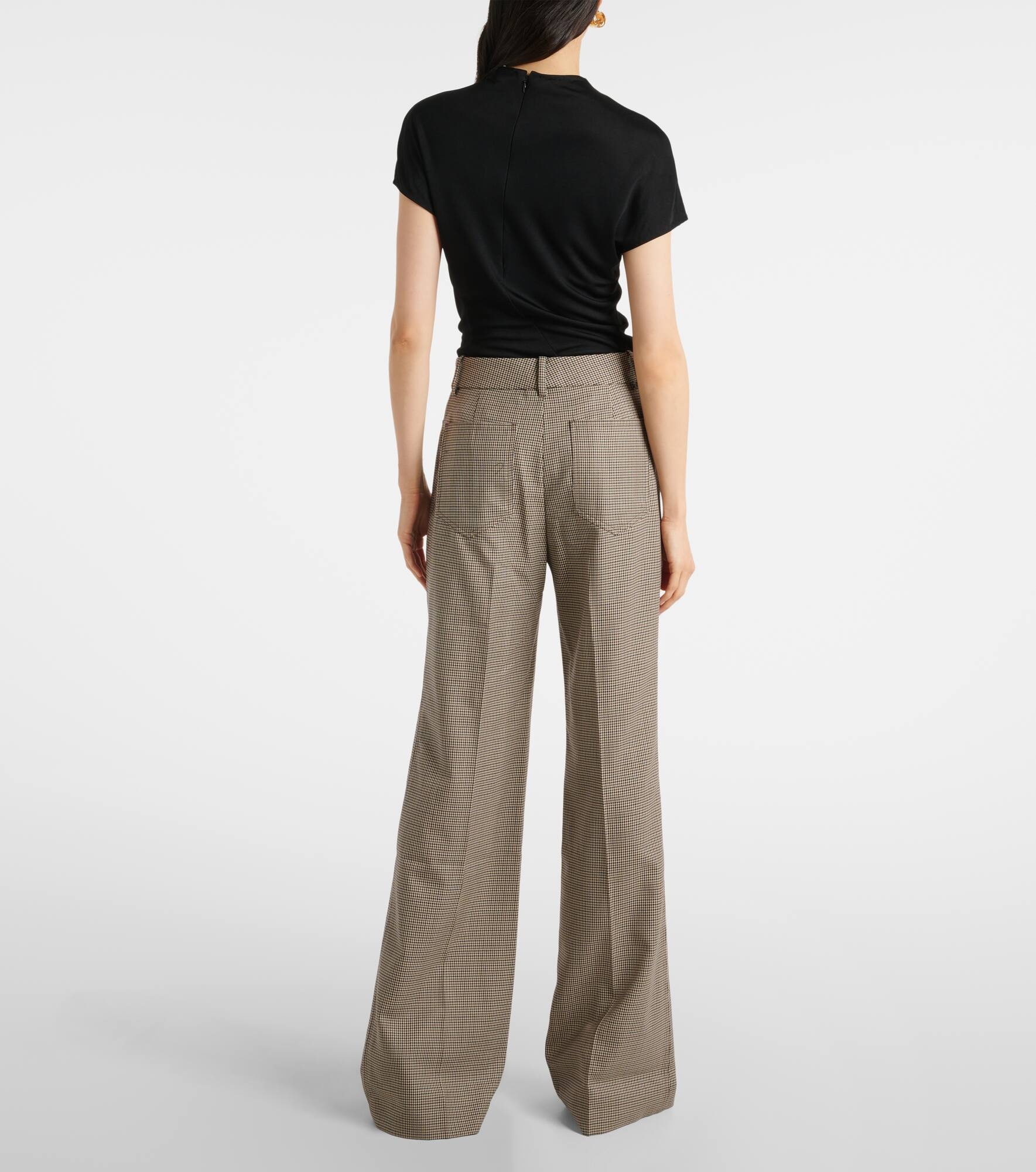 Christophe virgin wool flared pants - 3