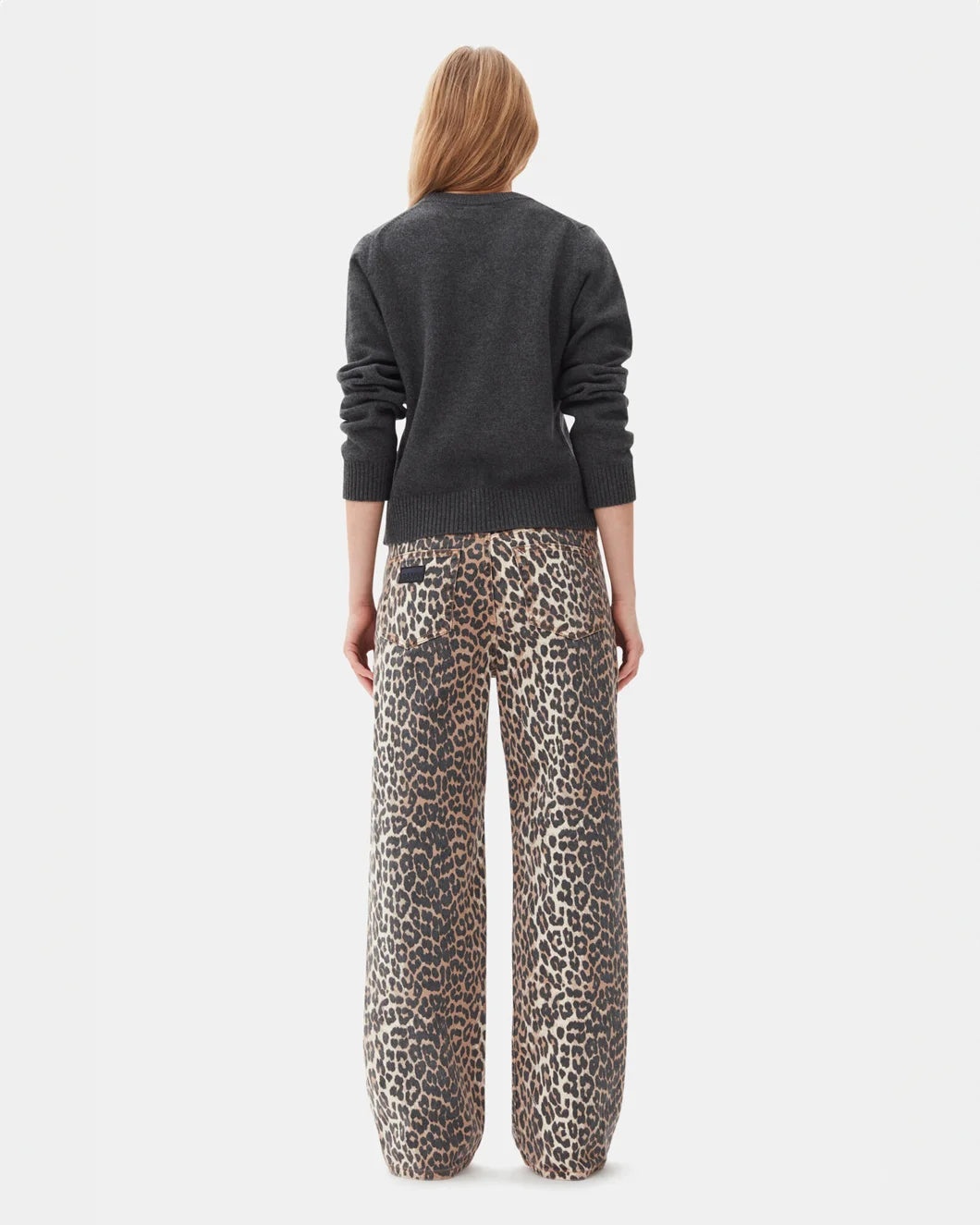 LEOPARD PRINT IZEY JEANS - 4