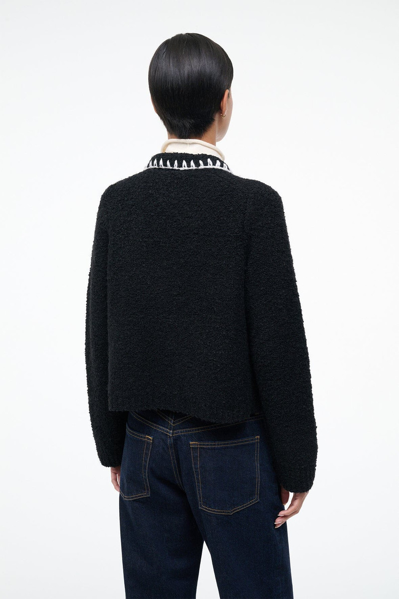 STAUD JEREMY SWEATER BLACK 3