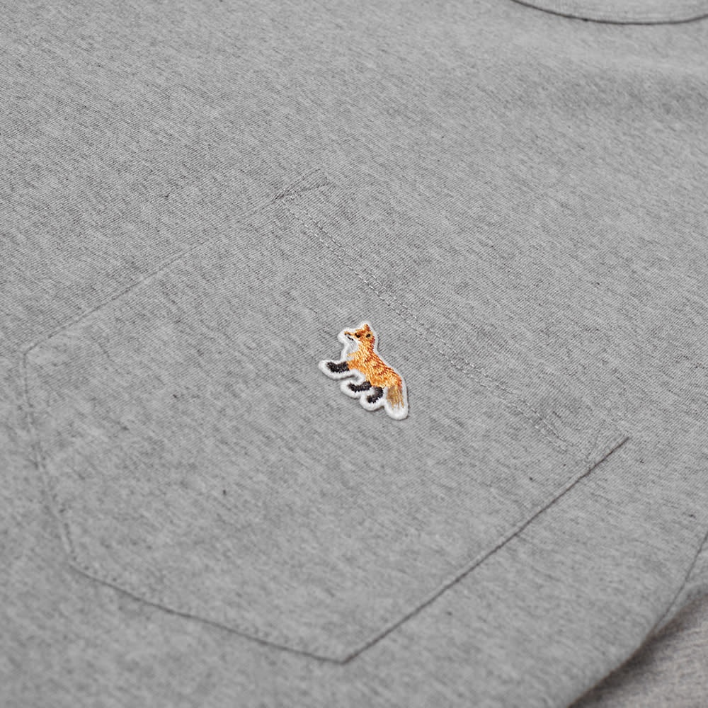 Maison Kitsuné Profile Fox Patch Pocket Tee - 3