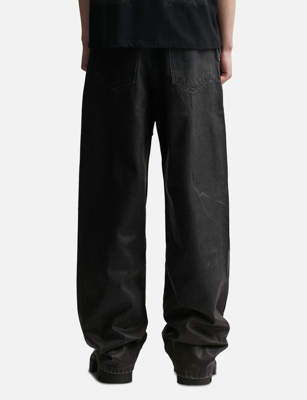 WAXED CARGO PANTS - 4