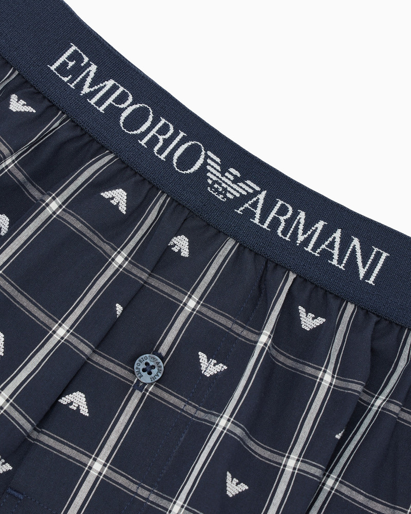 EMPORIO ARMANI JACQUARD BOXERS WITH ALL-OVER PATTERN outlook