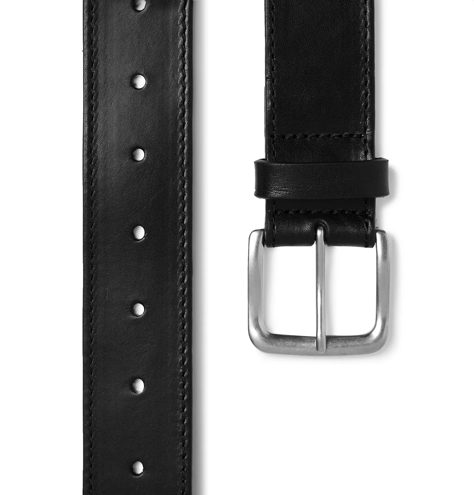 3.5cm Leather Belt - 6