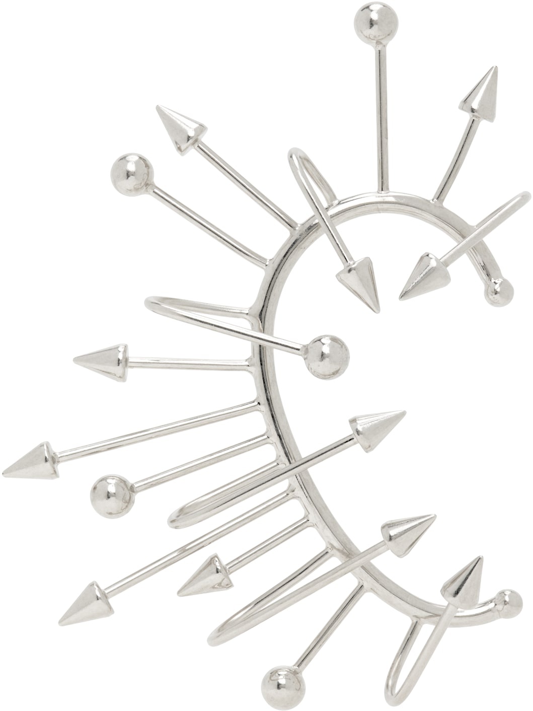 Silver 'The Spike' Ear Cuff - 1