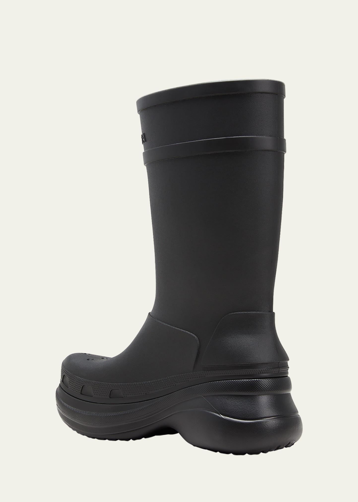 x Crocs™ Men's Tonal Rubber Rain Boots - 4