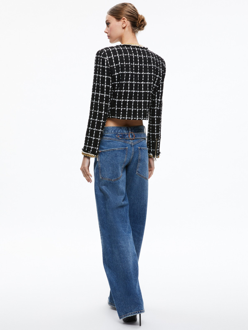 SABINA CHAIN TRIM TWEED JACKET 3