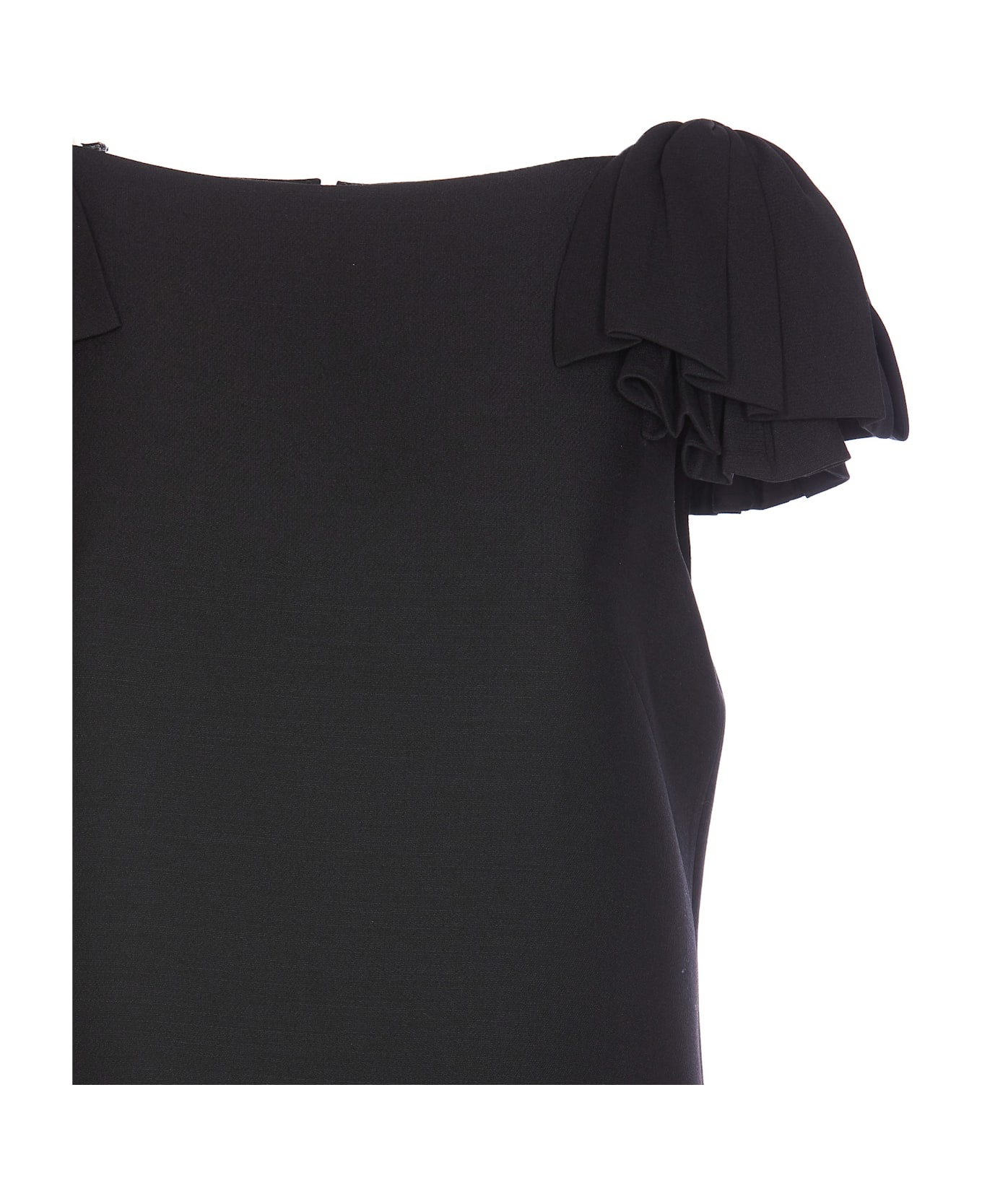 Crepe Couture Mini Dress - 4