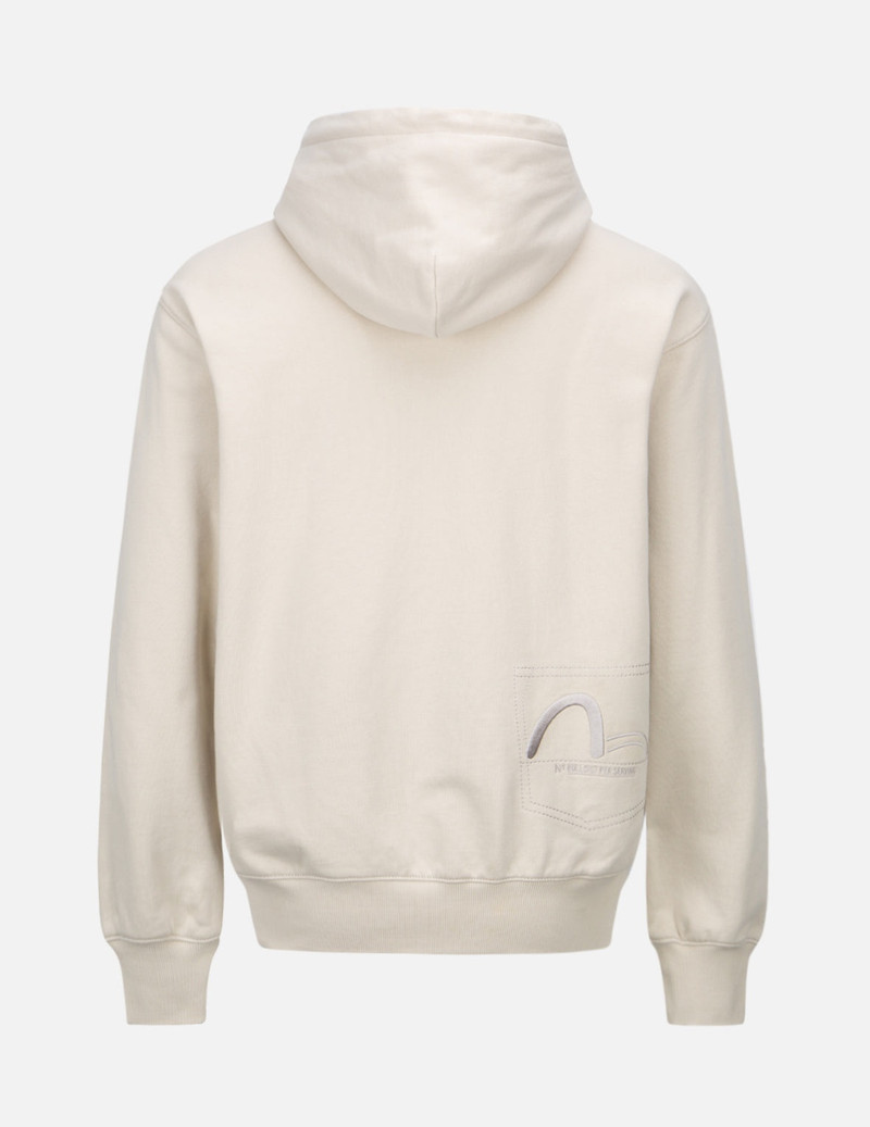 EVISU Two-tone Logo Embroidered Hoodie outlook