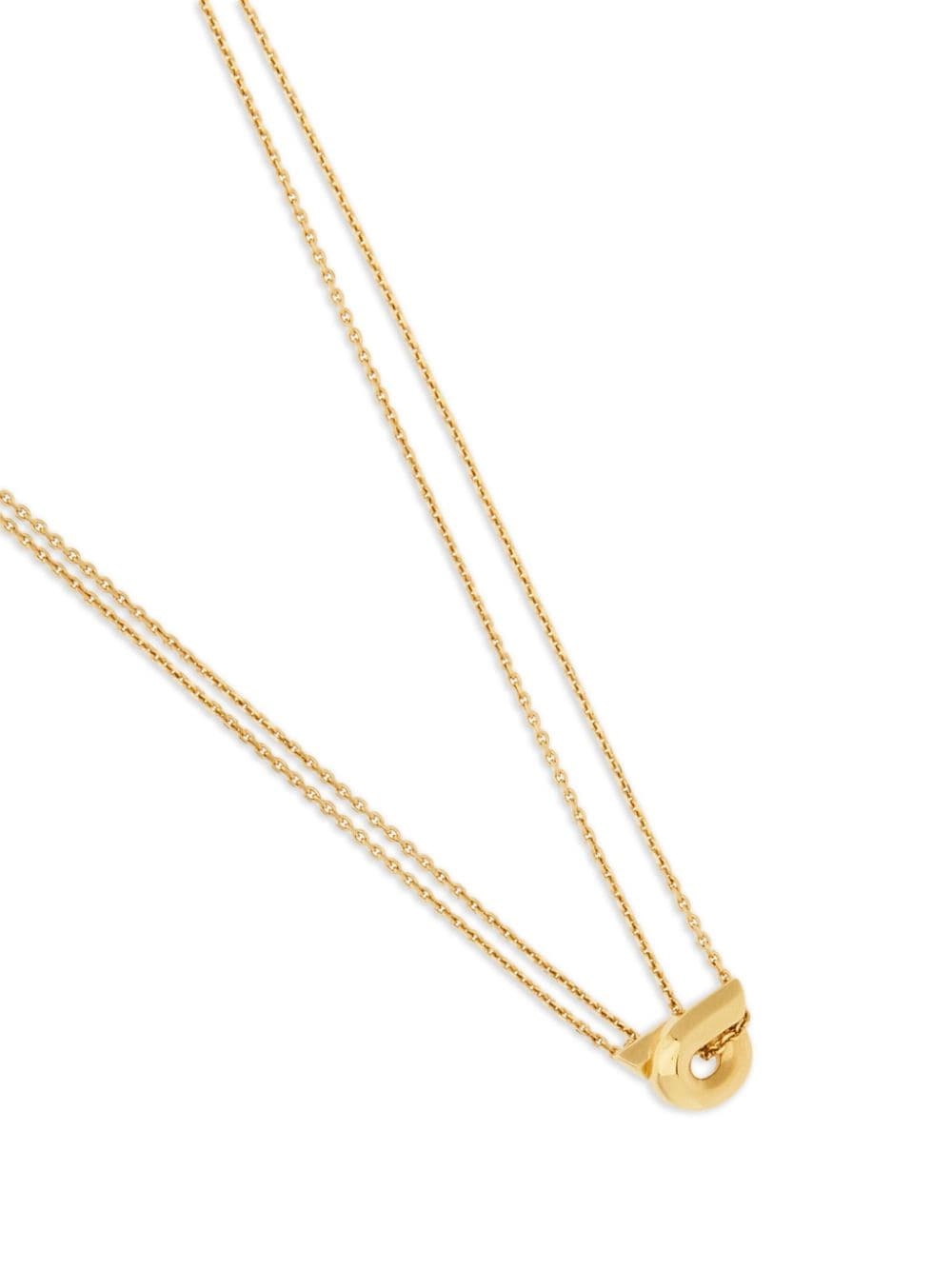Gancini-pendant layered necklace - 3