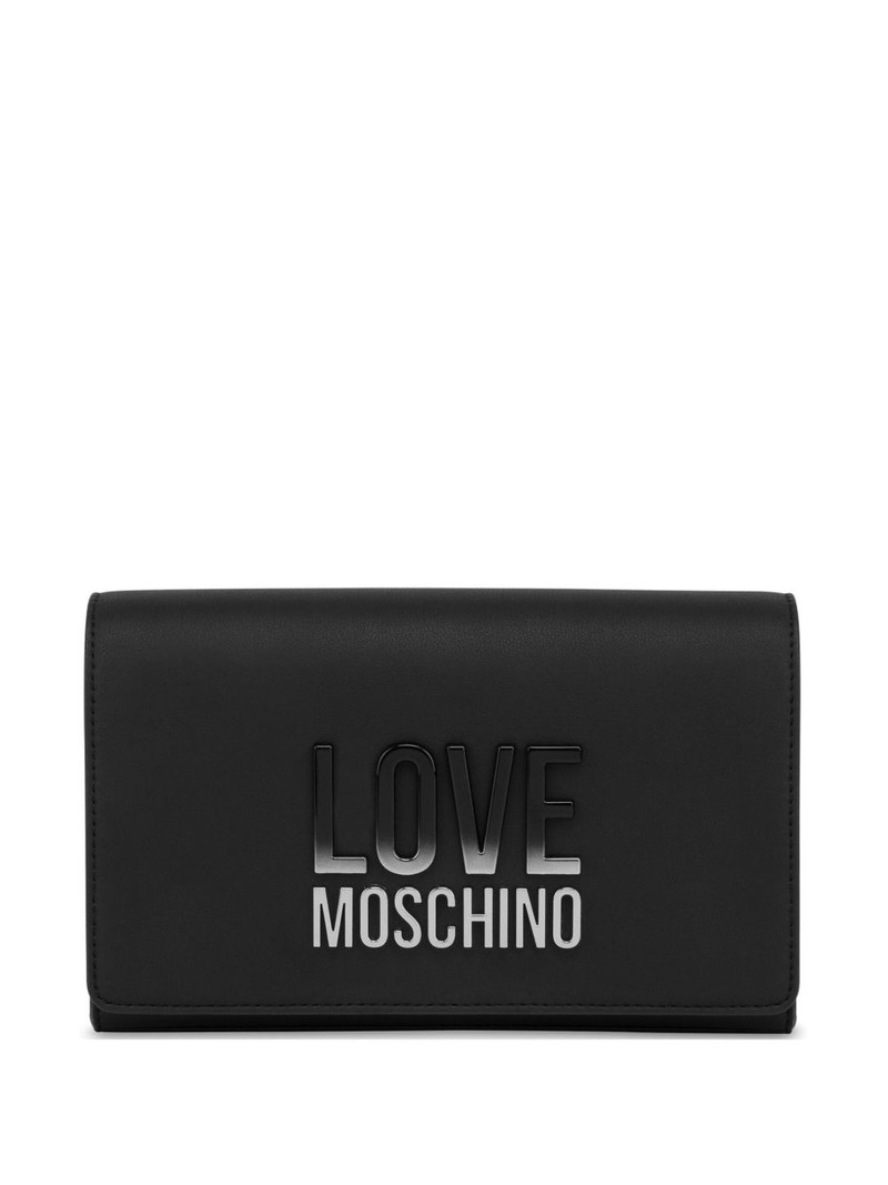 logo-plaque crossbody bag 1