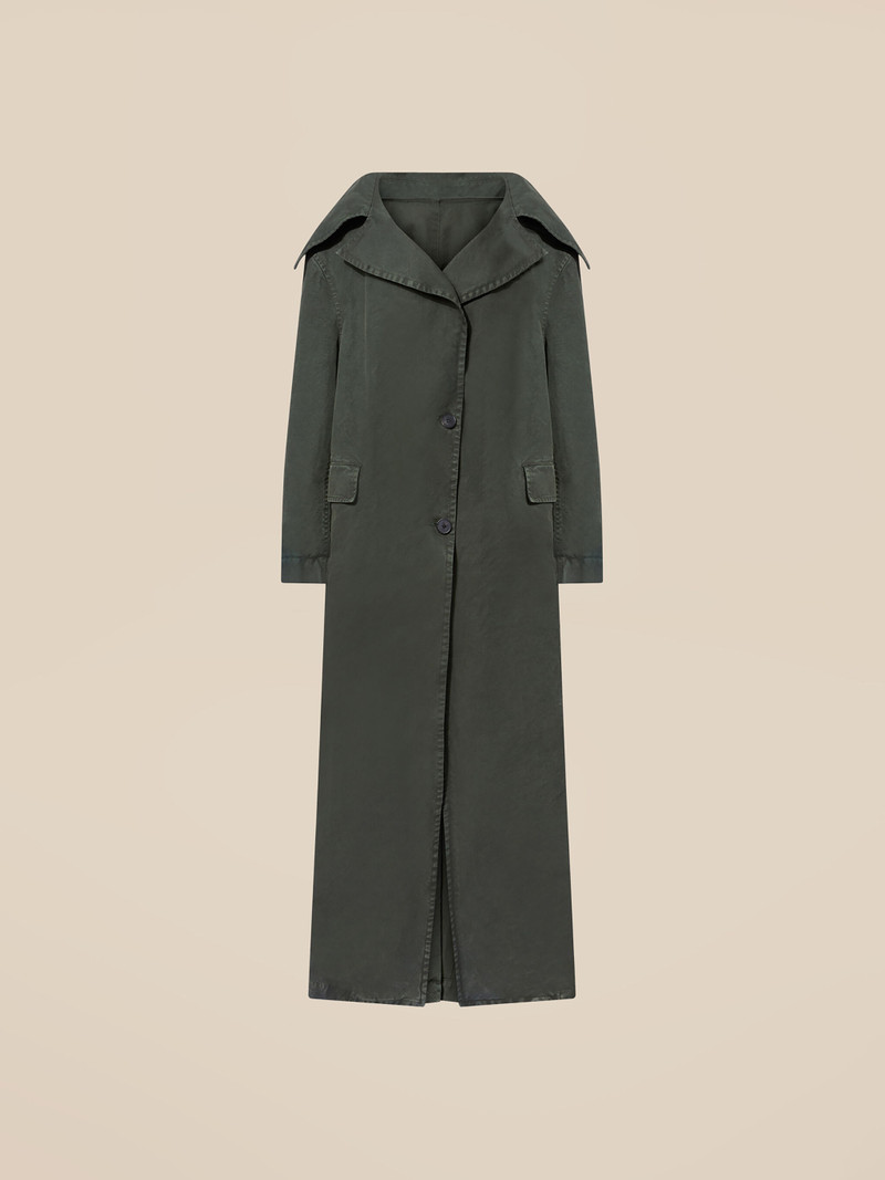 IVY GREEN LONG COAT 1