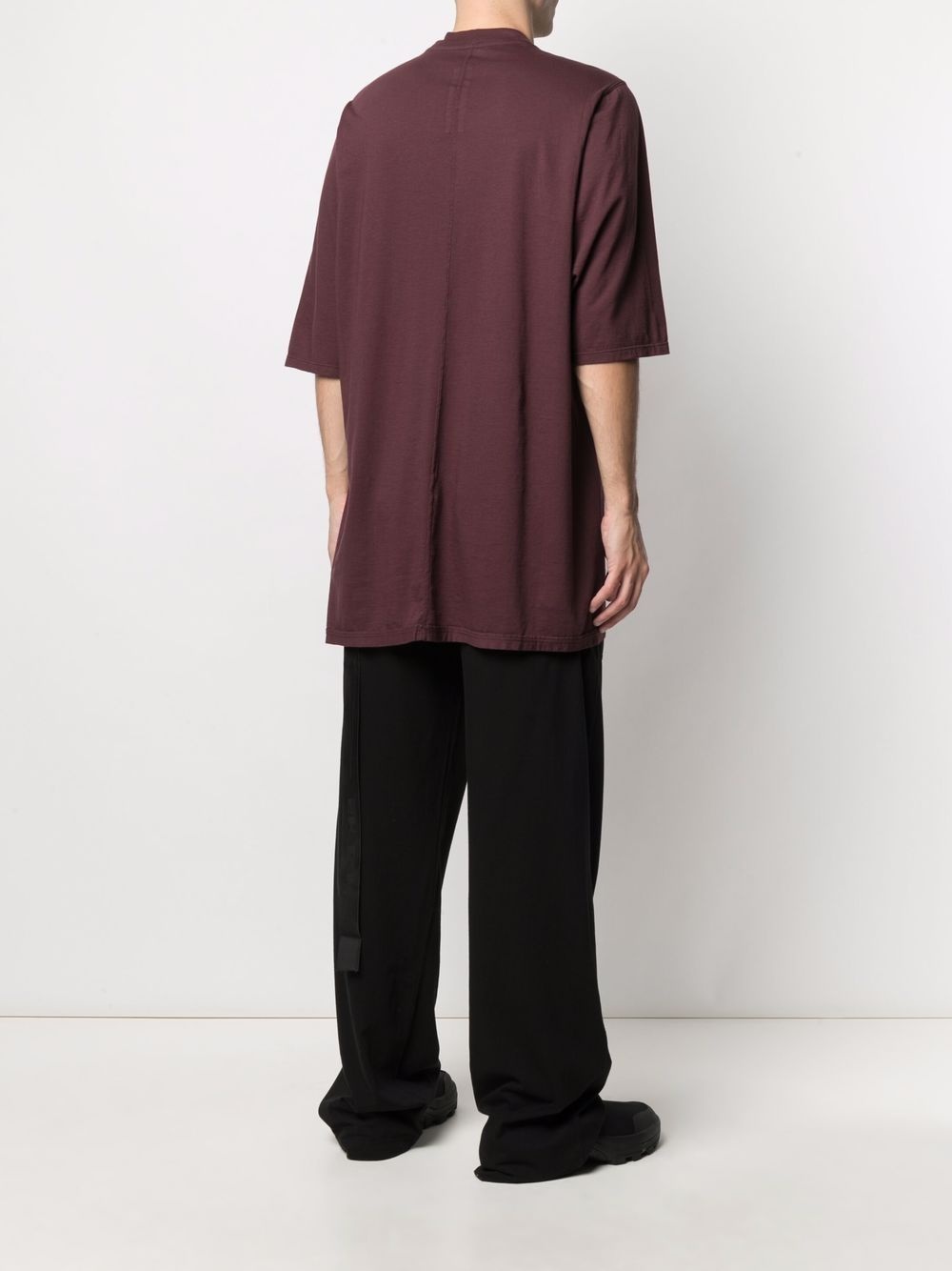 longline cotton T-shirt - 4