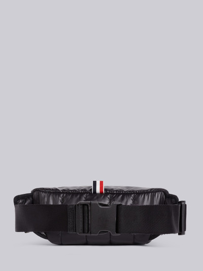 Thom Browne Black Ripstop Tricolor Webbing Bumbag outlook