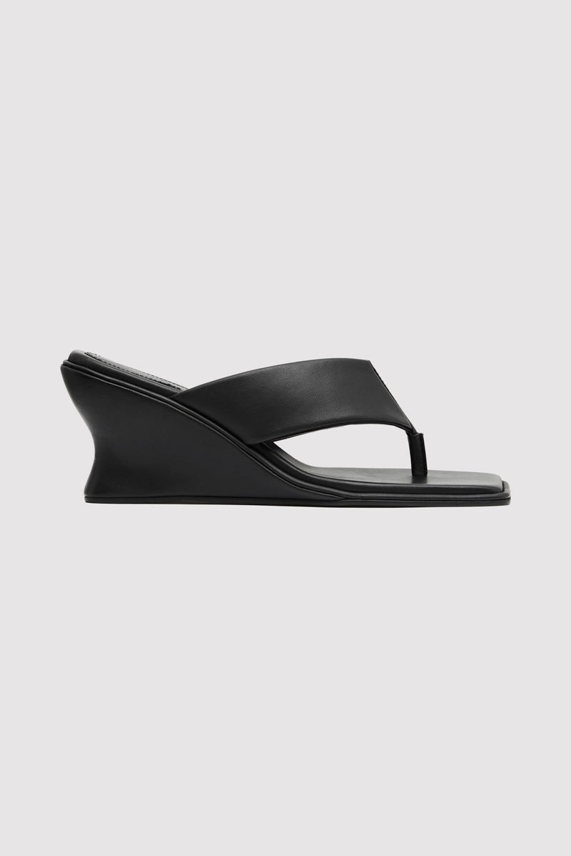 Soft Thong Contour Wedge - Black 1