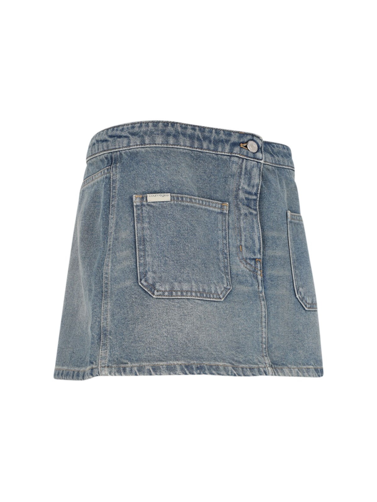 DENIM MINI SKIRT - 3