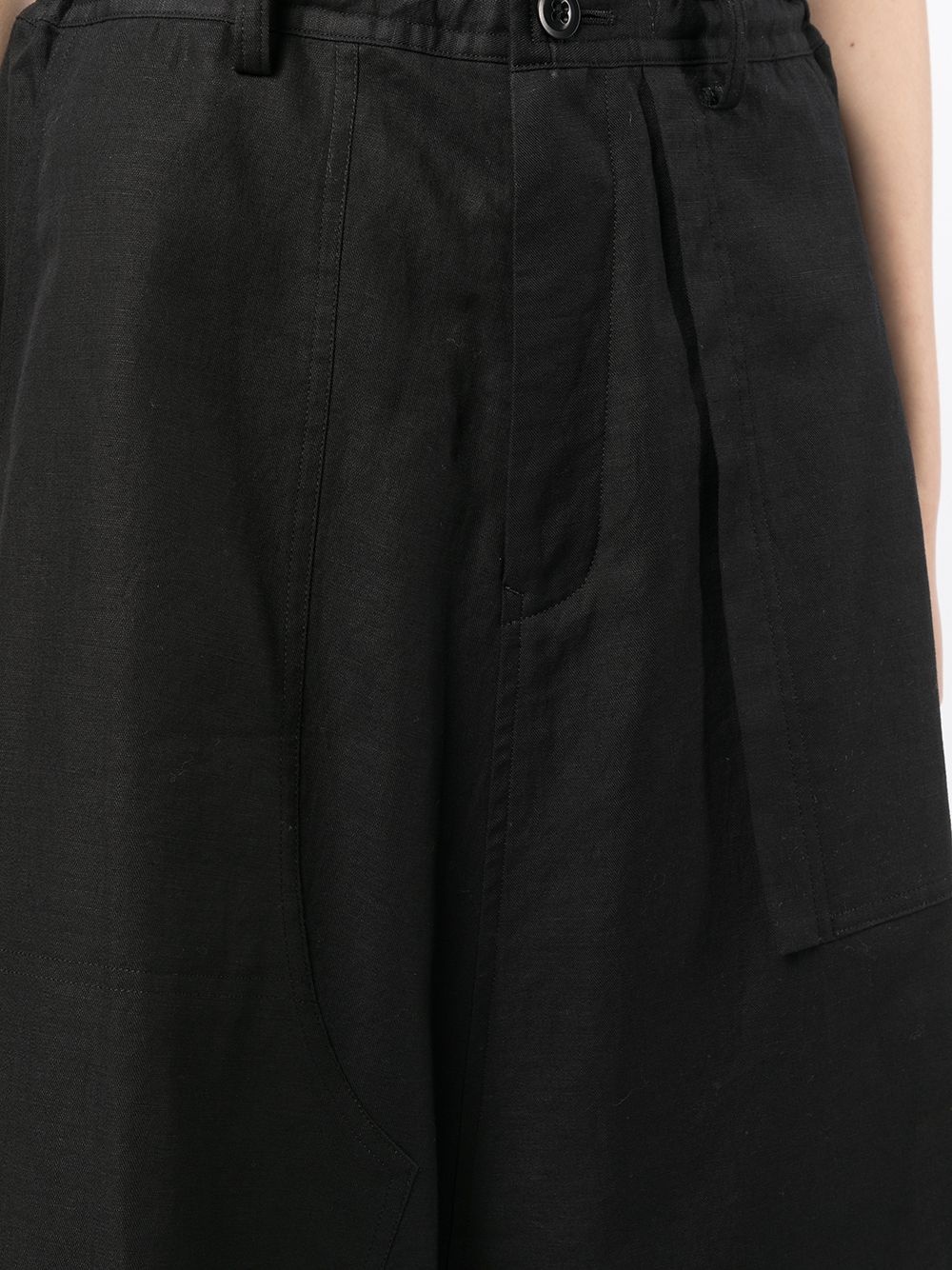 flared culotte trousers - 5