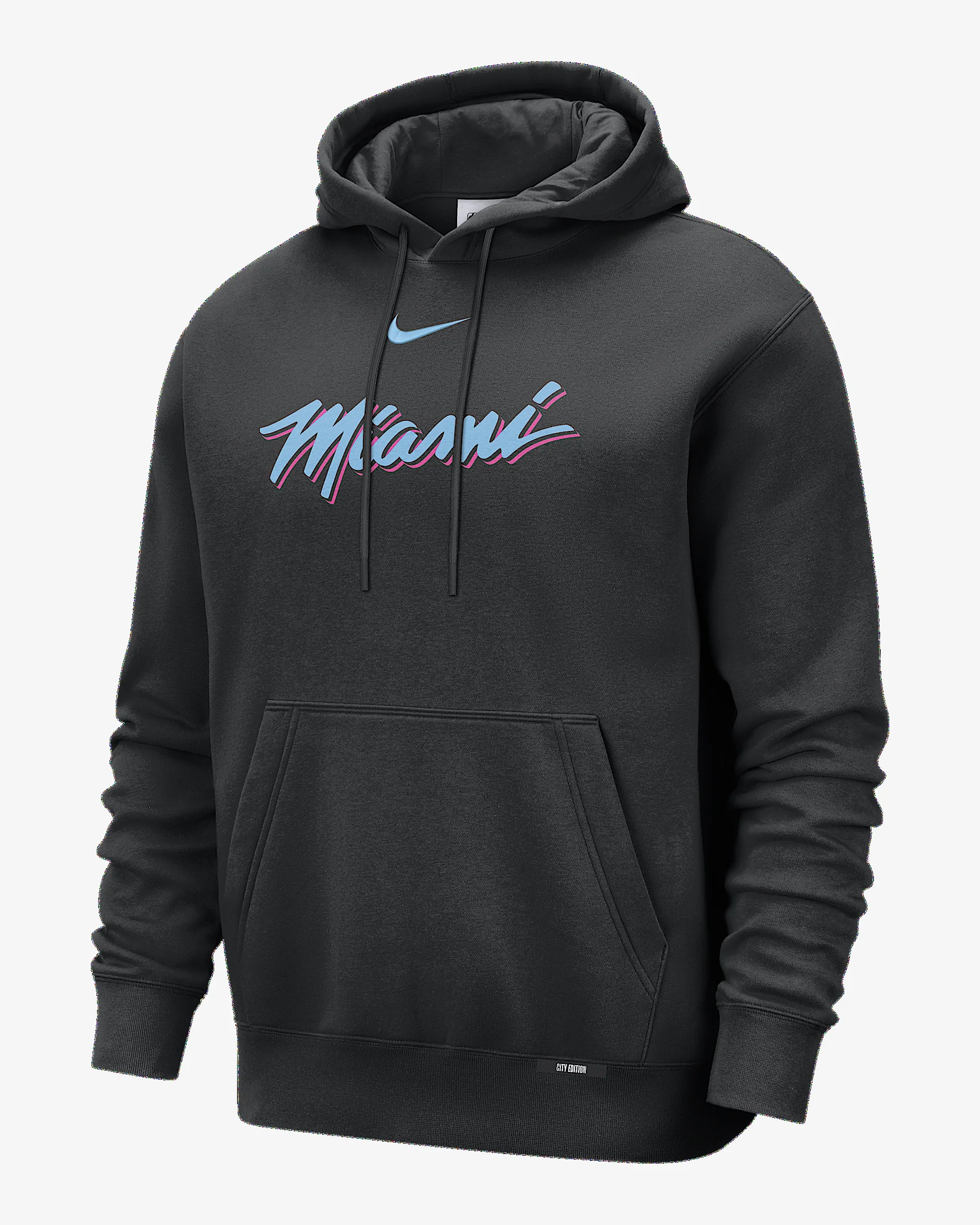 Miami Heat City Edition Men's Nike Basketball Club Pull-Over Hoodie - 1
