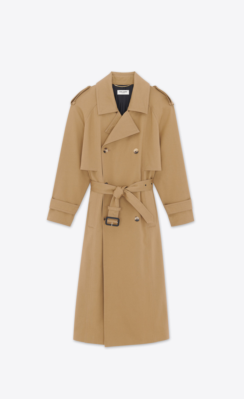 trench coat in gabardine 1