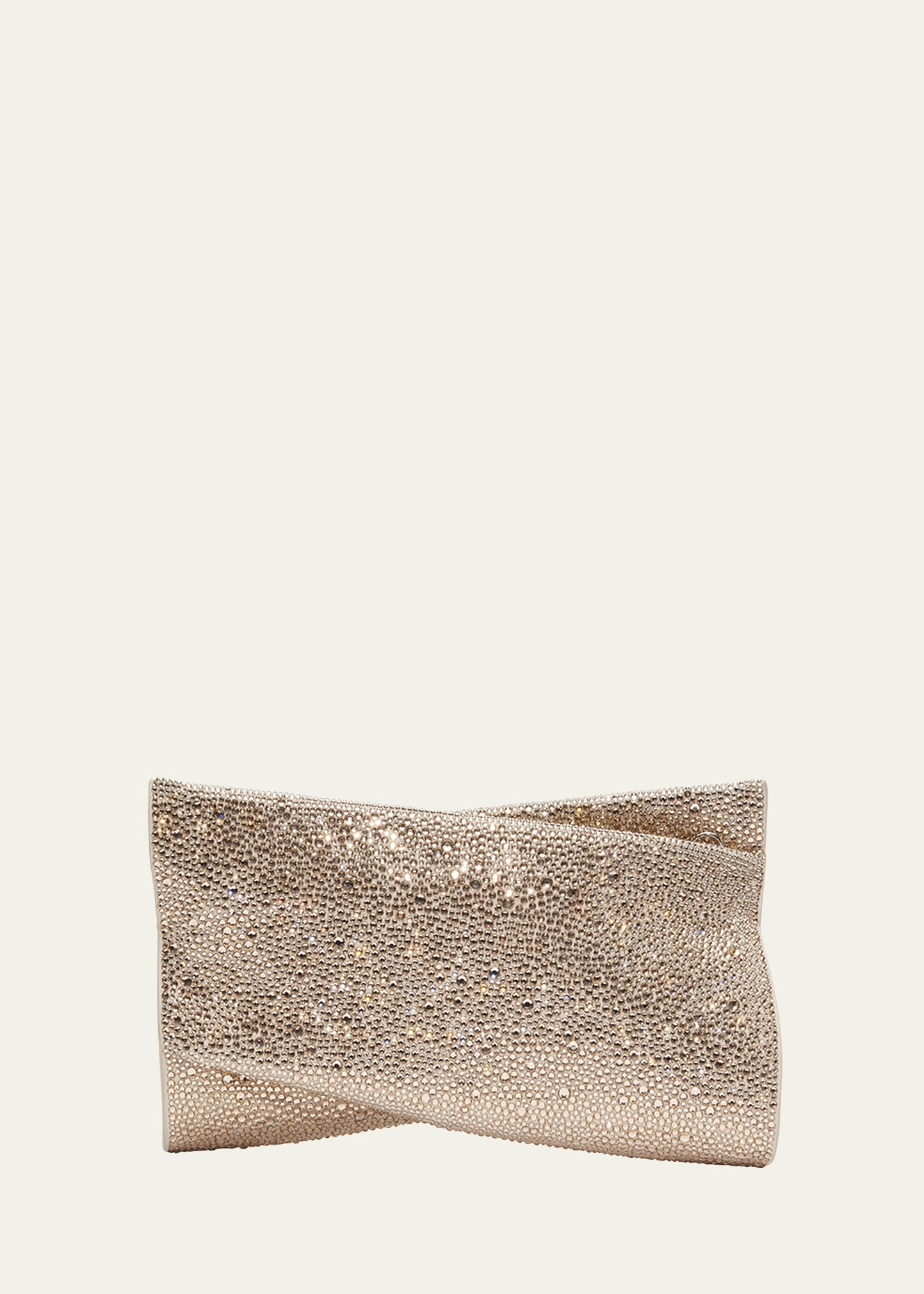 Loubitwist Small Strass Clutch Bag - 1