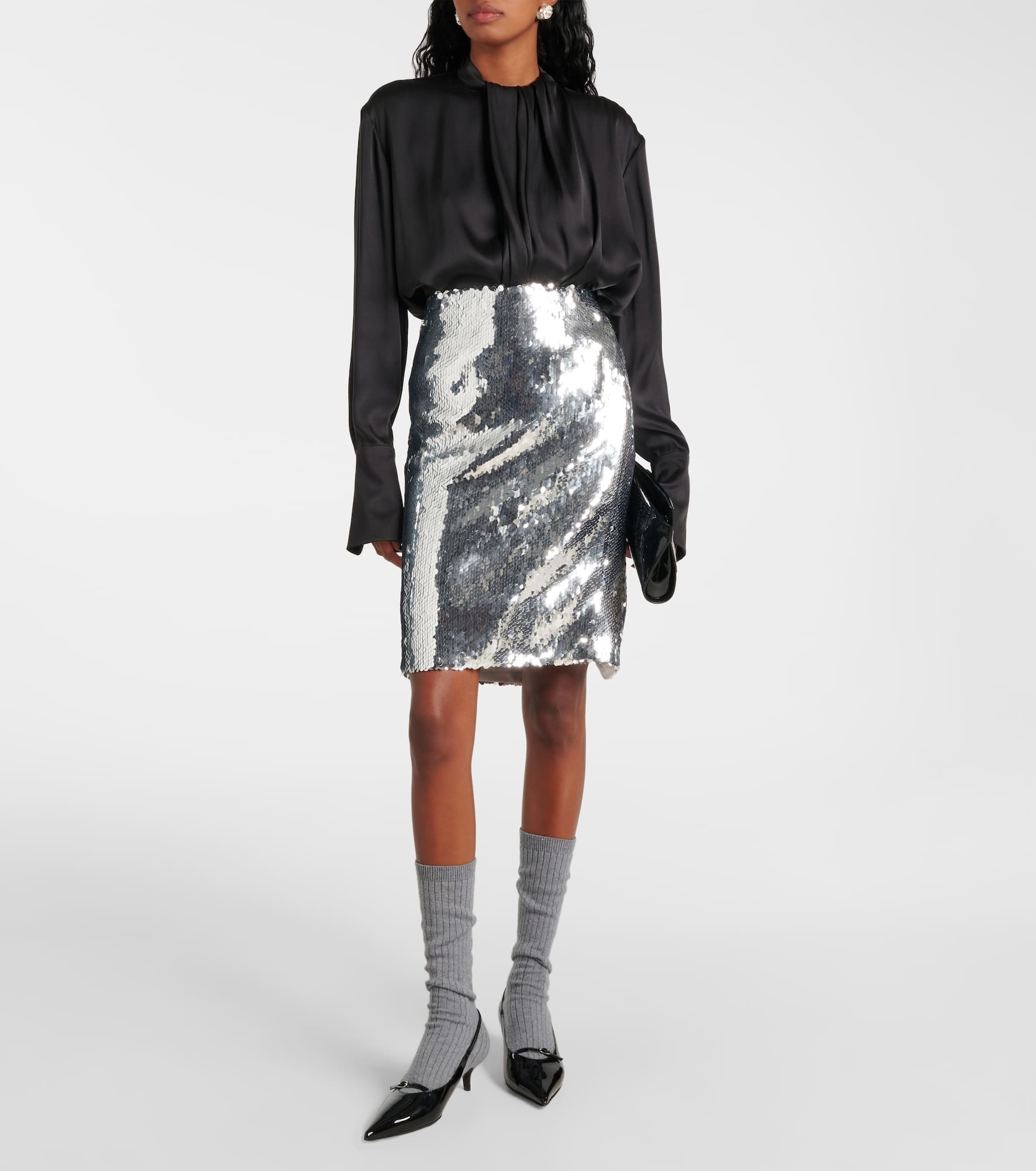 Sequined midi skirt - 2