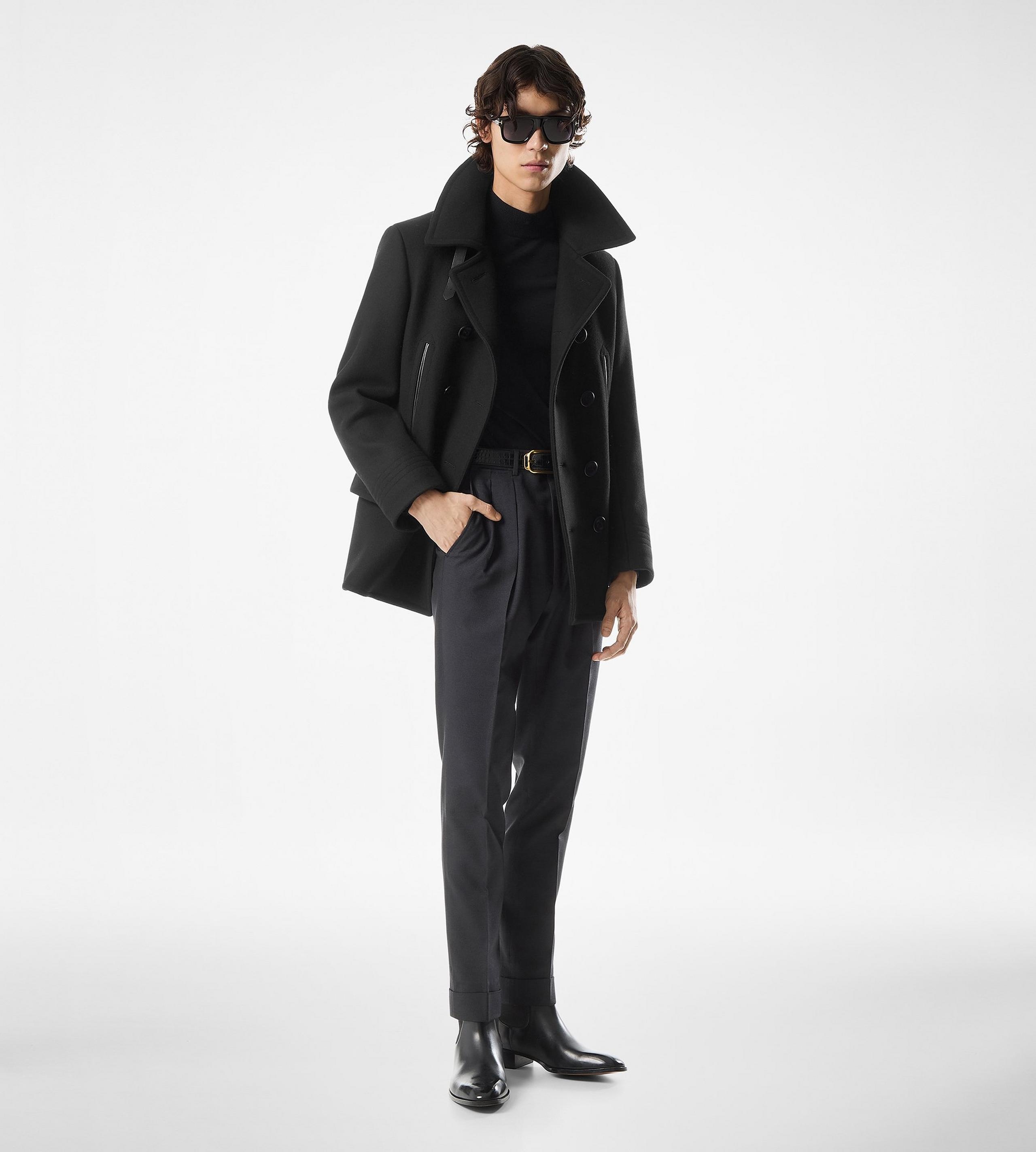 MELTON PEACOAT - 3