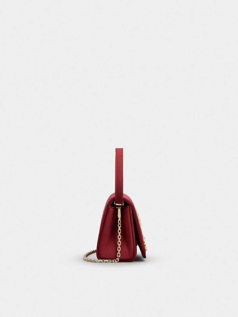 Roger Vivier Pilgrim Micro Bag in satin outlook