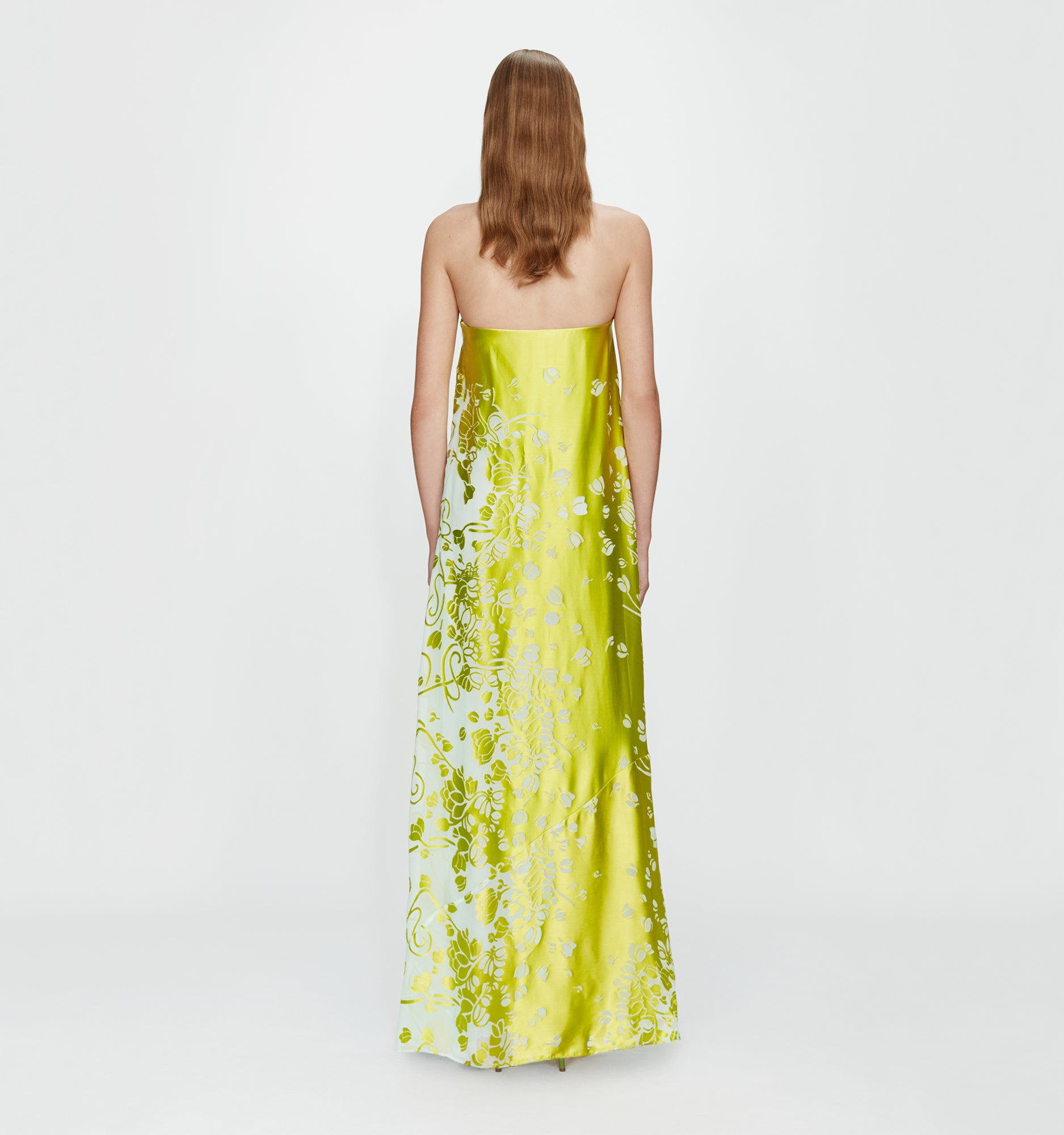 Burnout Strapless Dress - 5