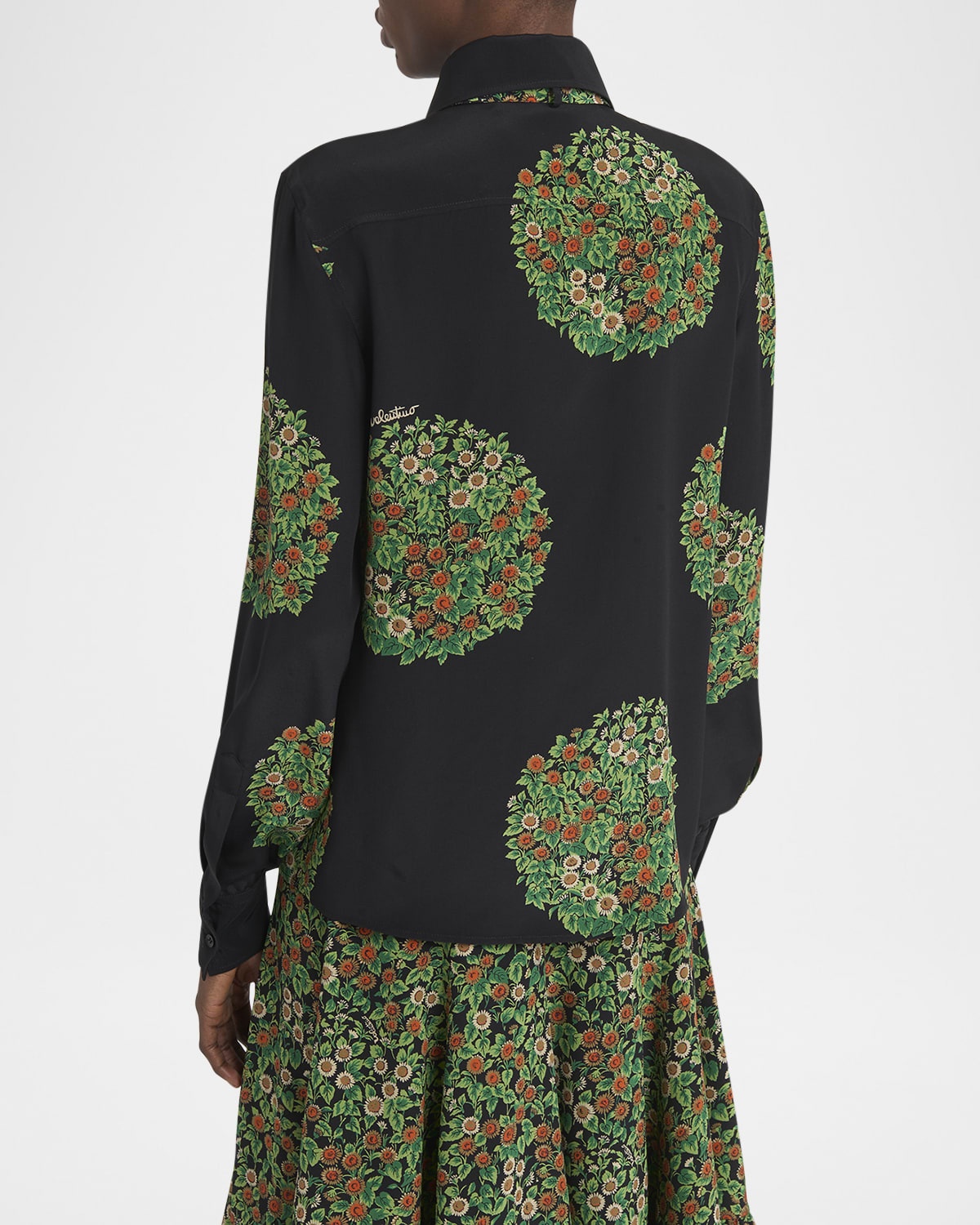 Floral-Print Silk Crepe De Chine Shirt - 3