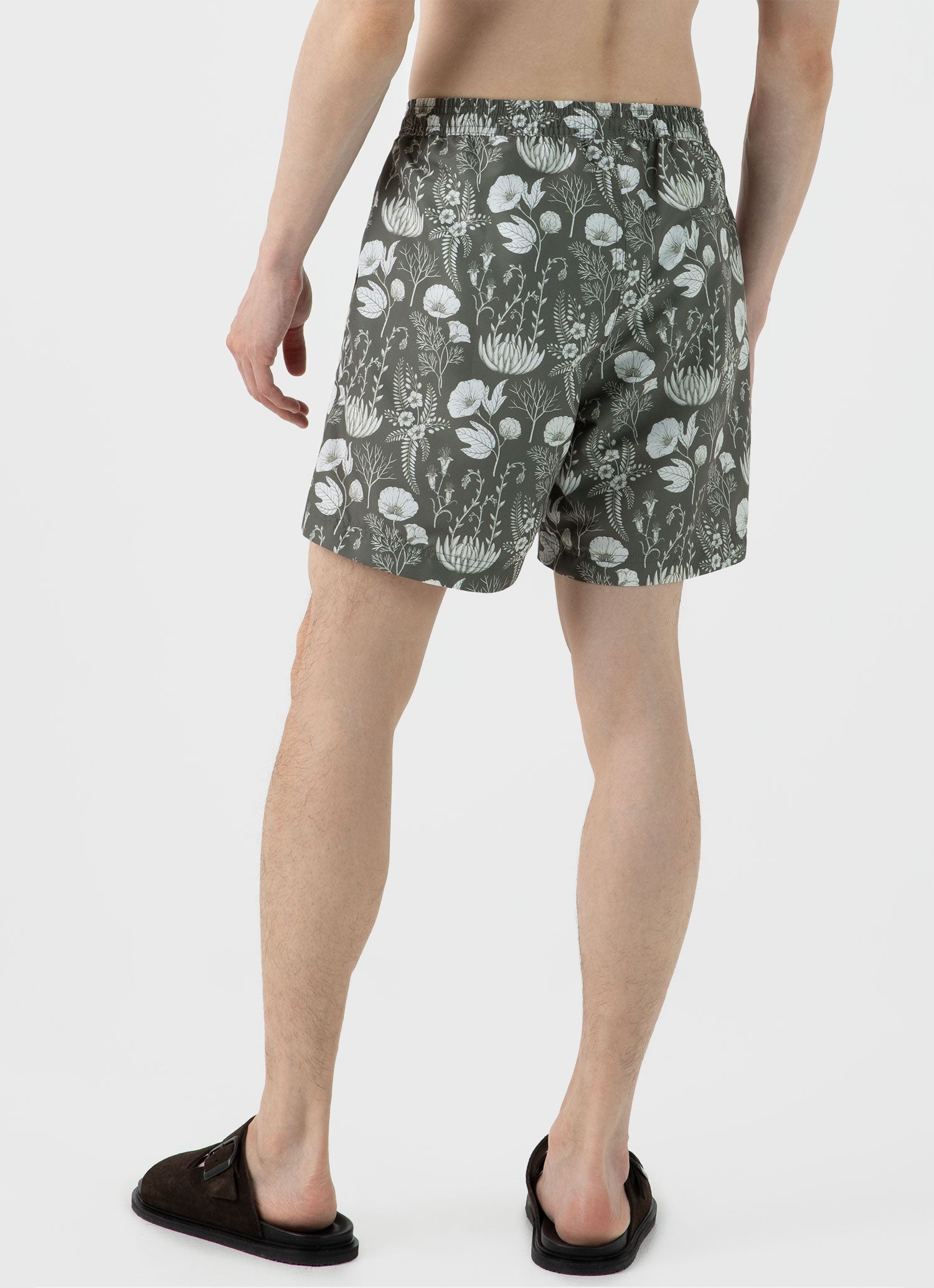 Leaf Print Swim Short - 5
