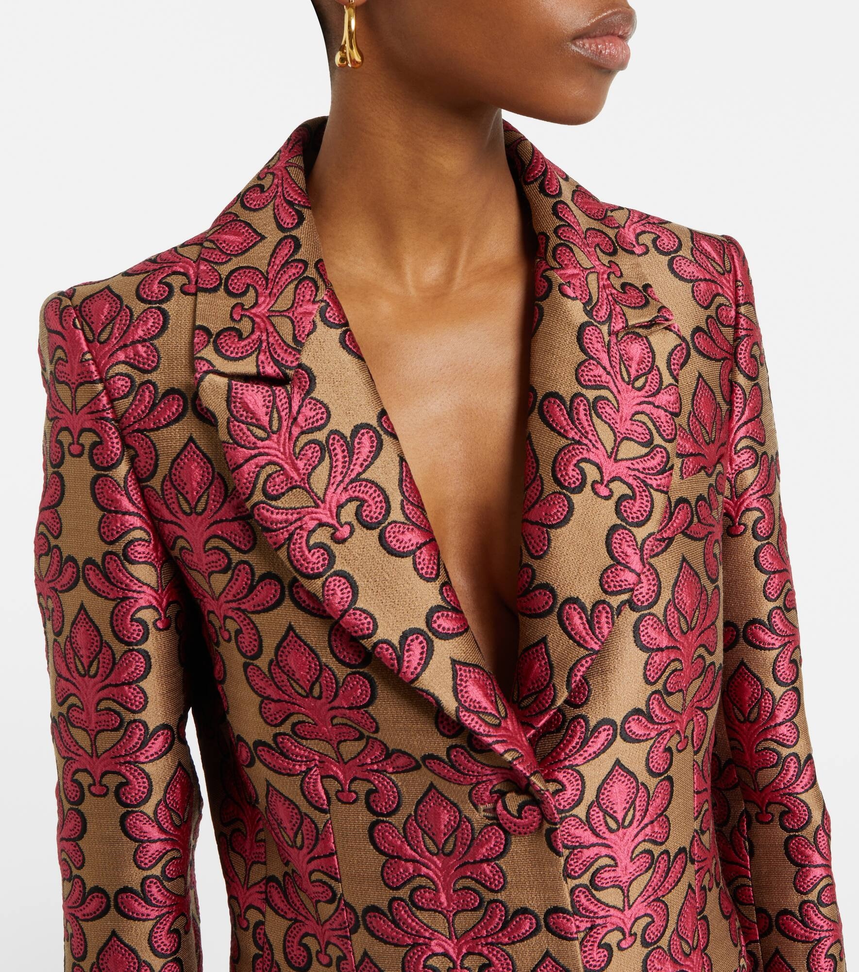 24/7 cotton jacquard blazer - 4