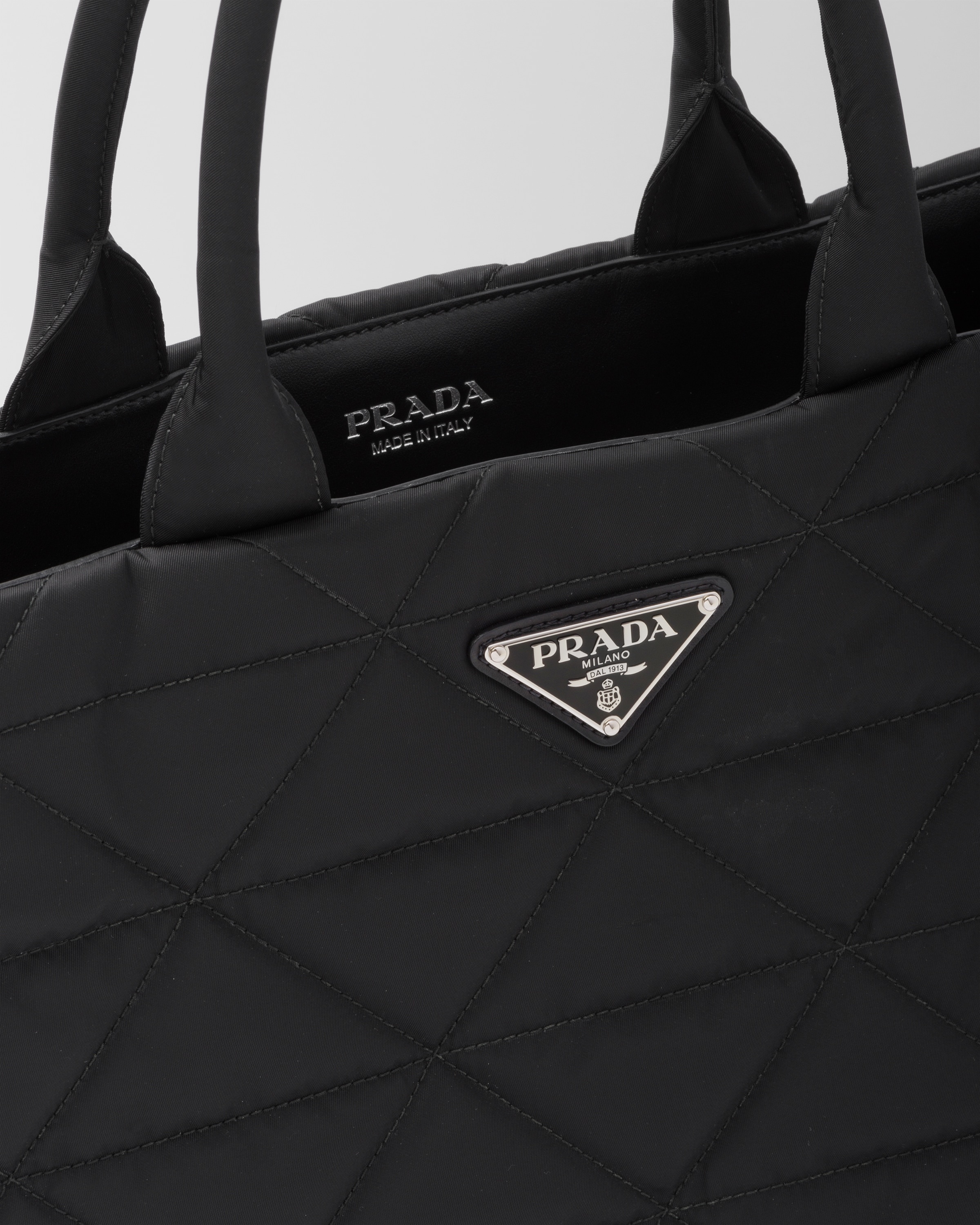 Re-Nylon shopping bag with topstitching - 6