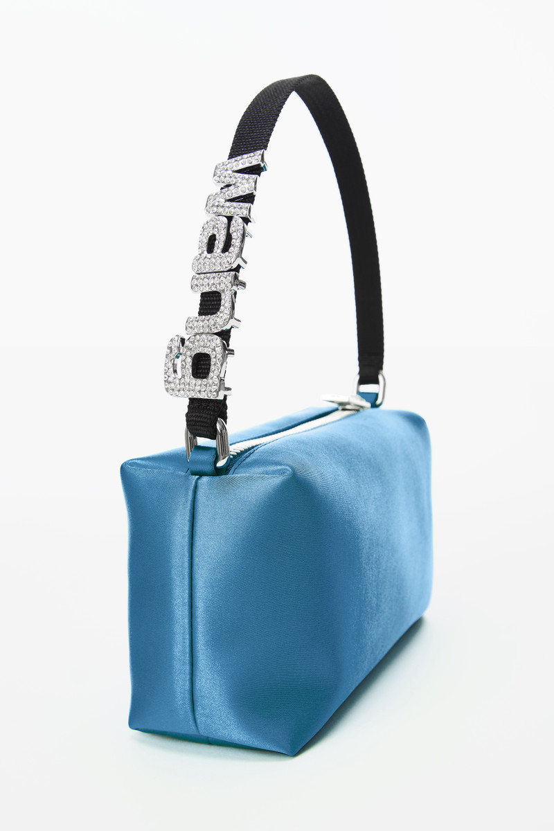 Alexander Wang HEIRESS MEDIUM POUCH IN SATIN outlook