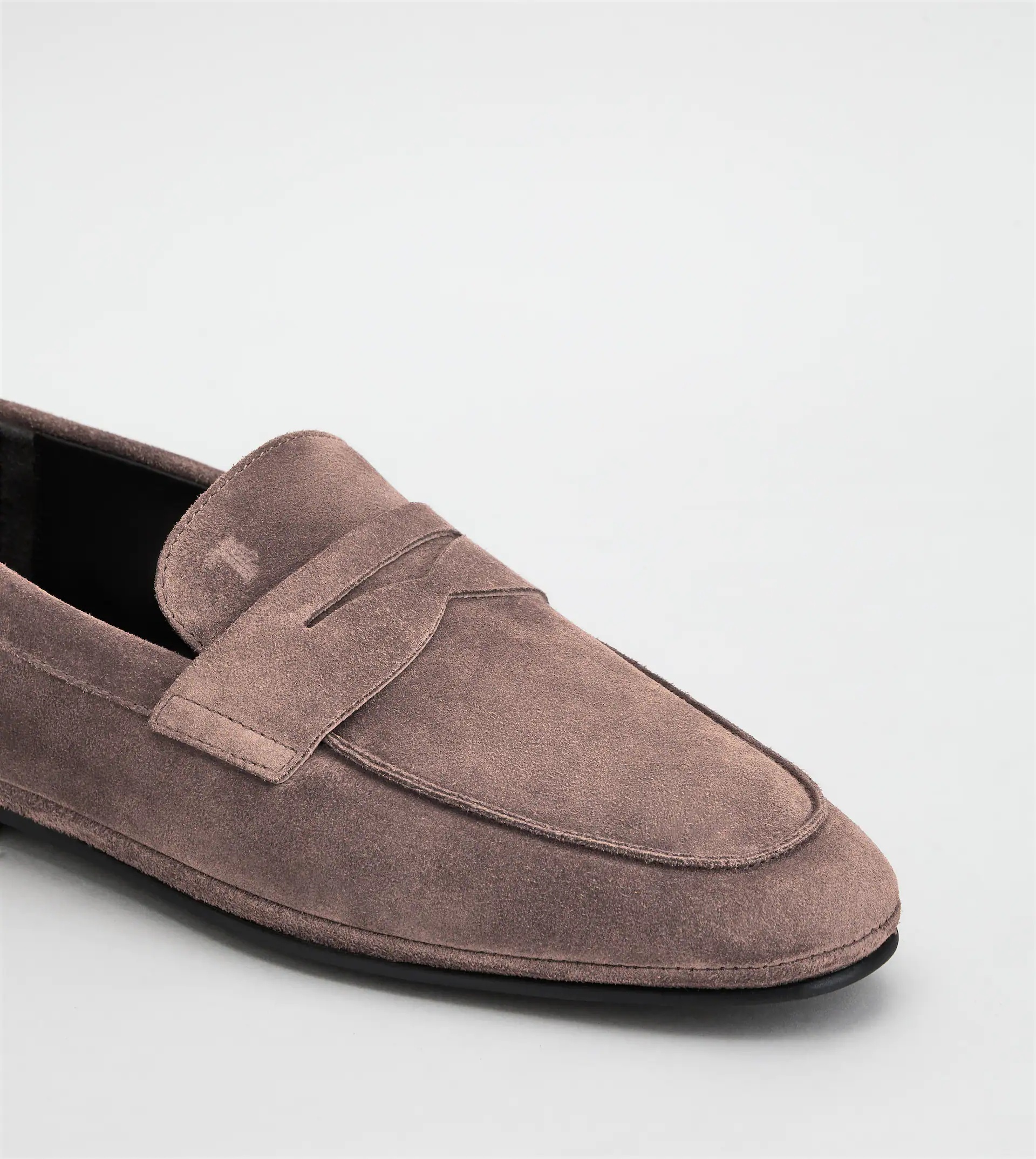 LOAFERS IN SUEDE - BEIGE - 5