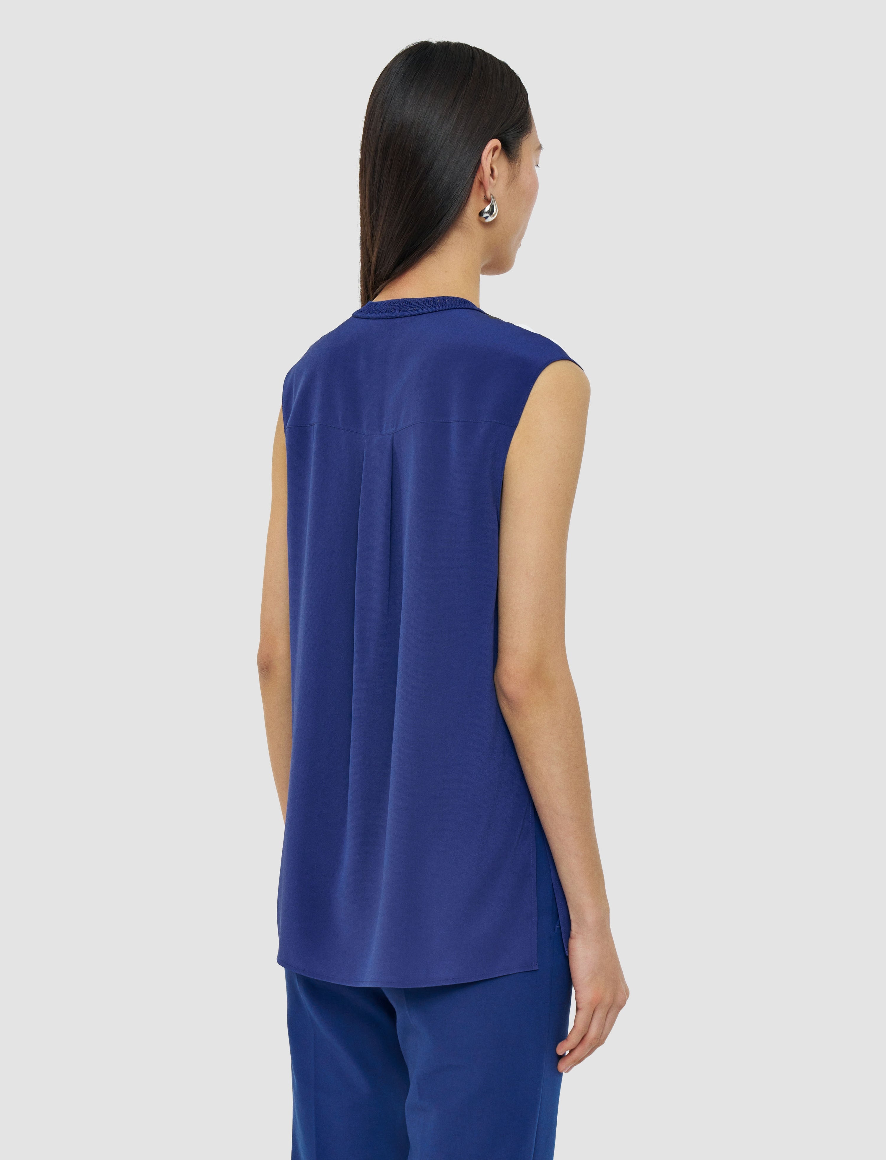 Louis Crepe de Soie Silk Blouse - 4