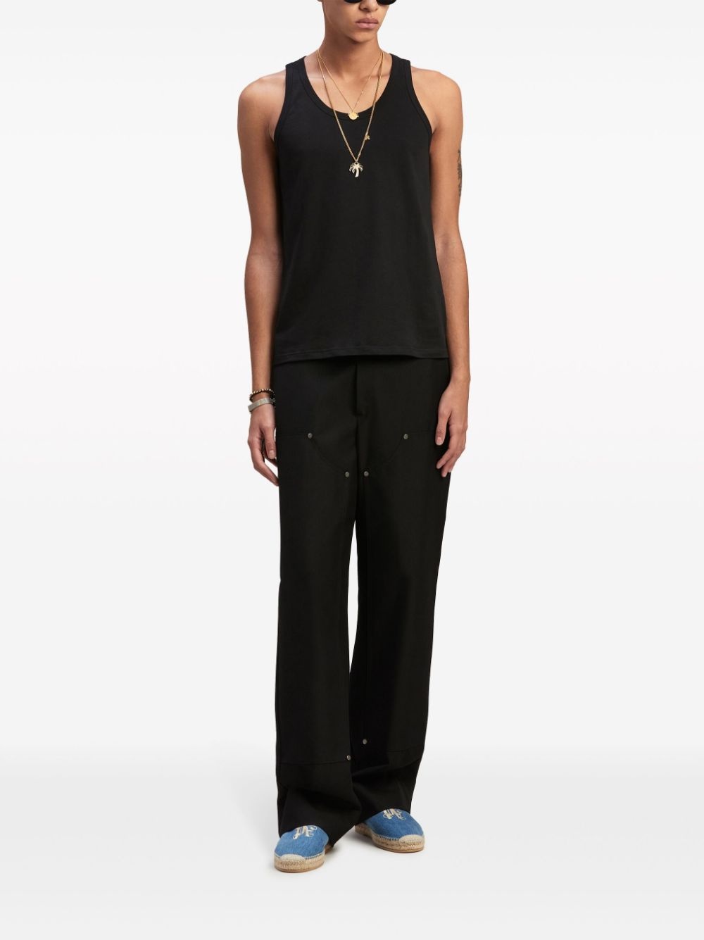 monogram workwear trousers - 2